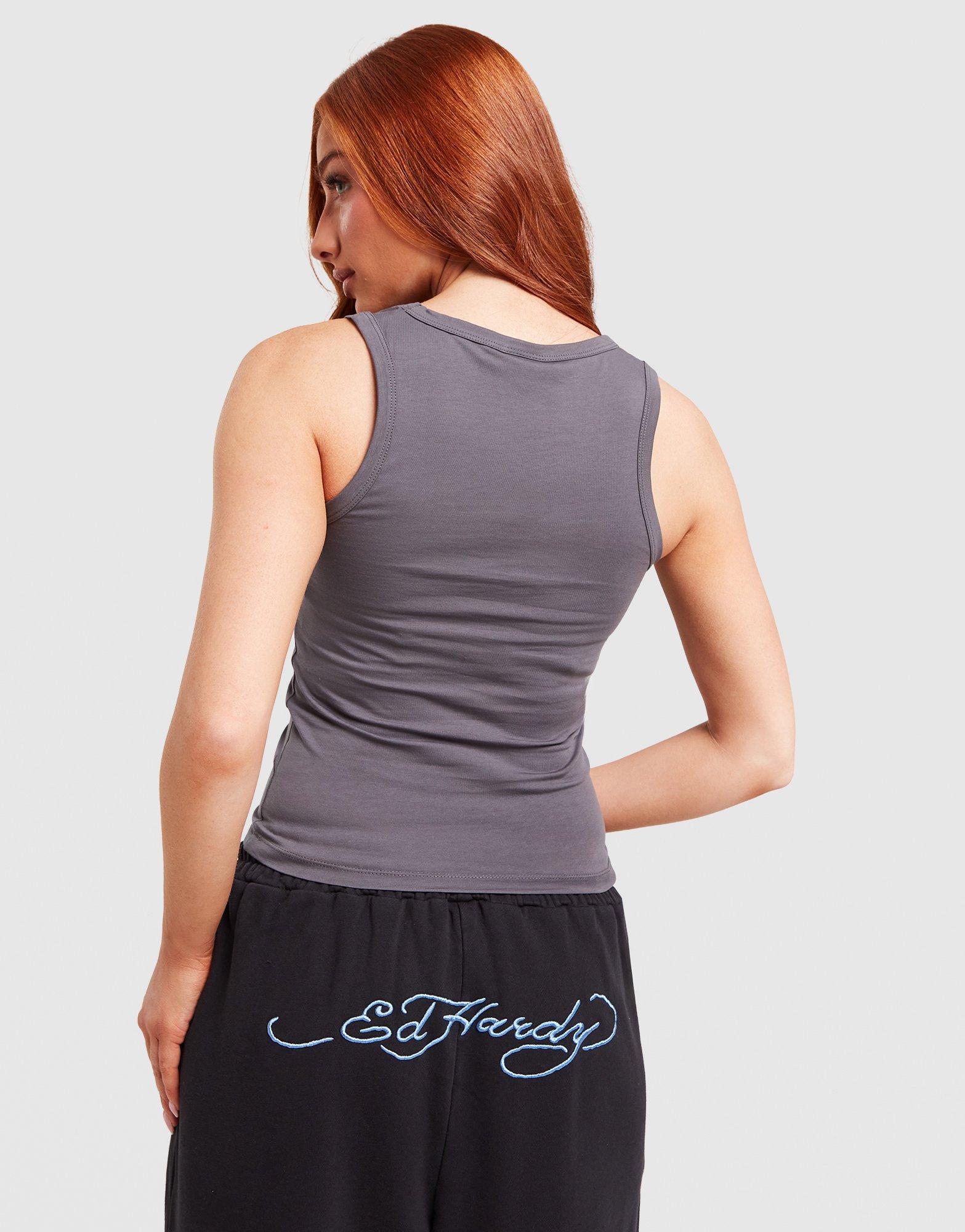 Ed Hardy Skull Diamante Vest