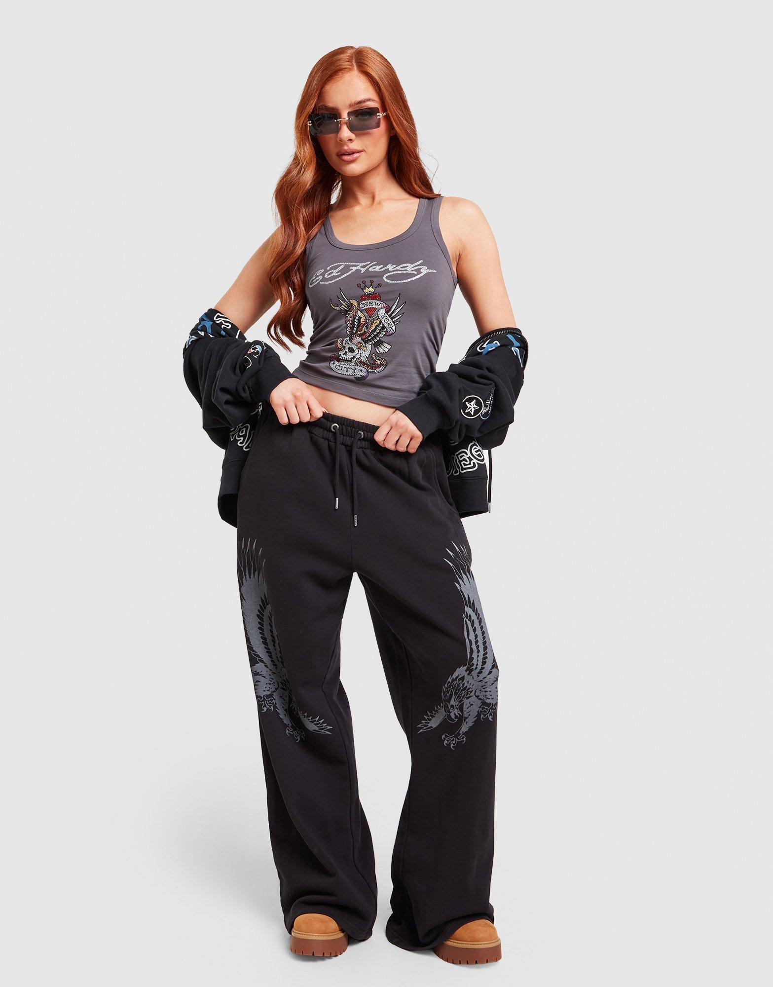 Ed Hardy Skull Diamante Vest