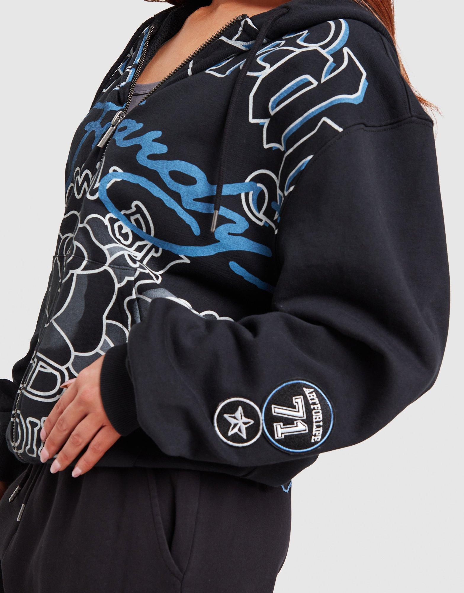 Ed Hardy Chaqueta con capucha Gothic