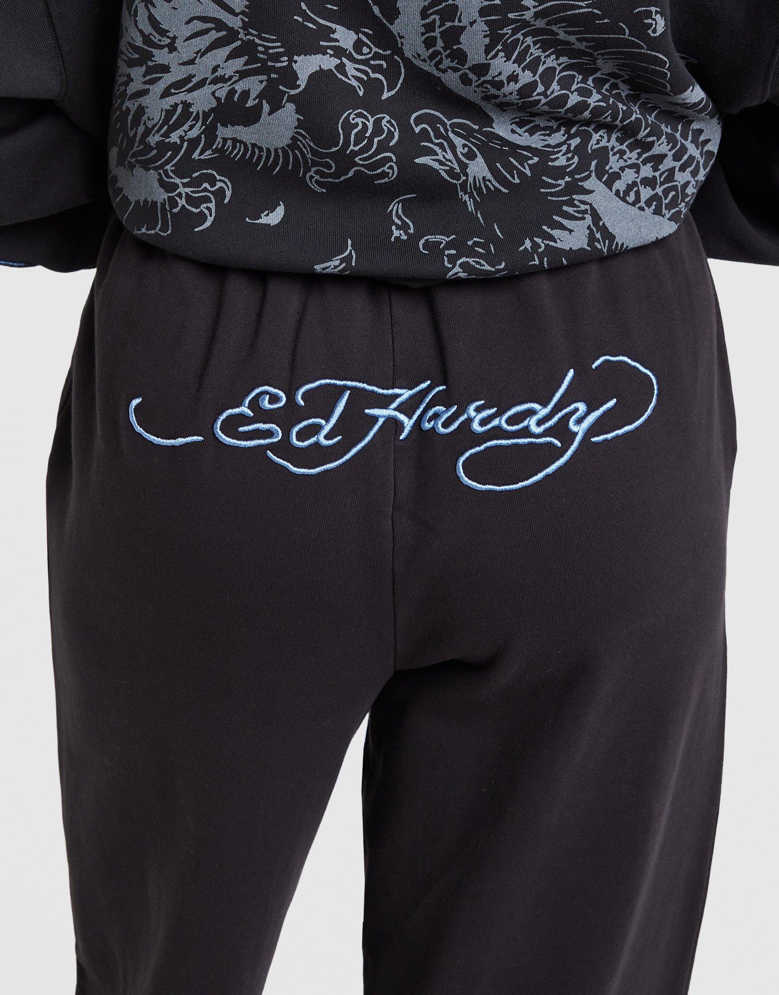 Ed Hardy Gothic Wide Leg Joggers