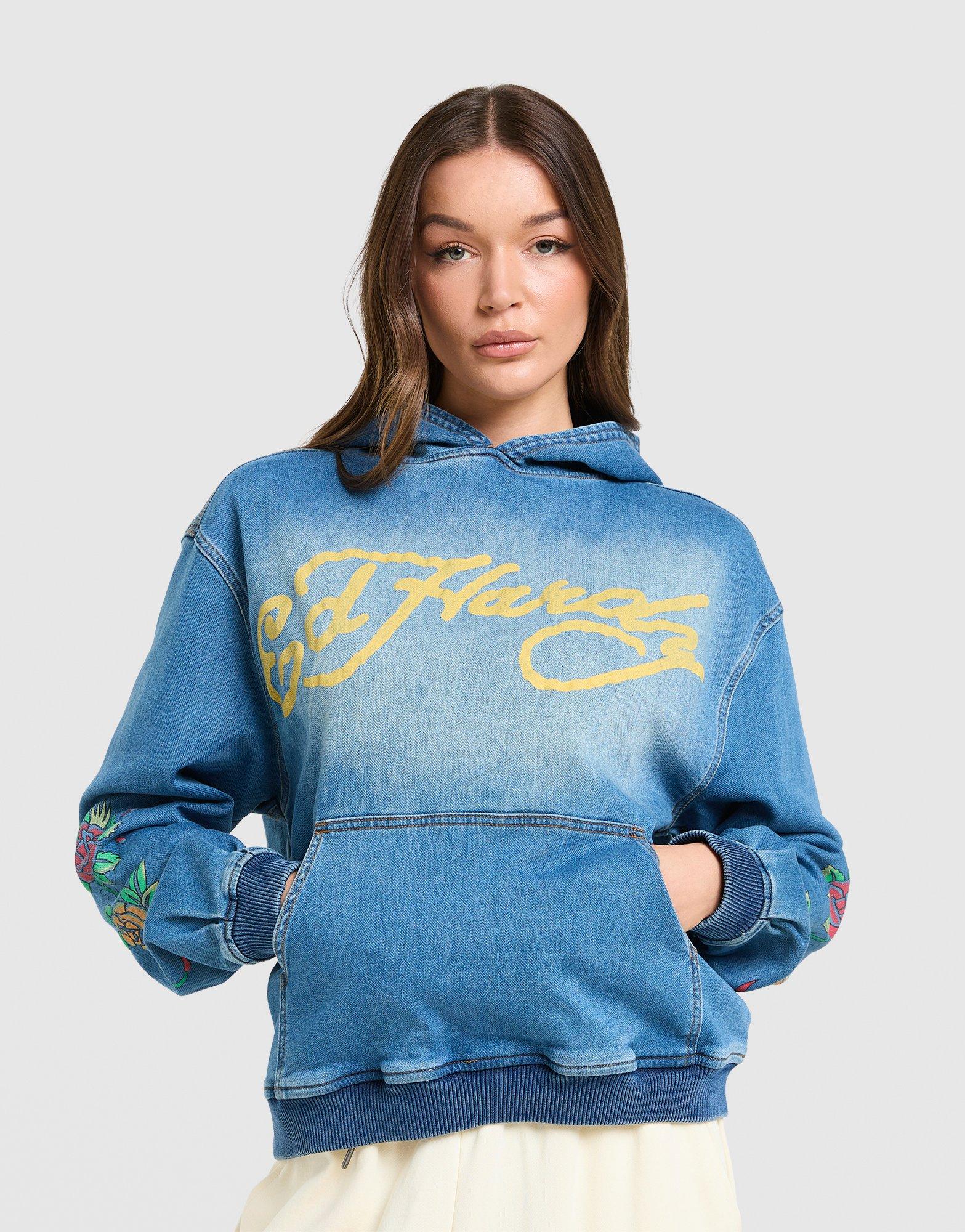 Ed Hardy Phoenix Denim Hoodie