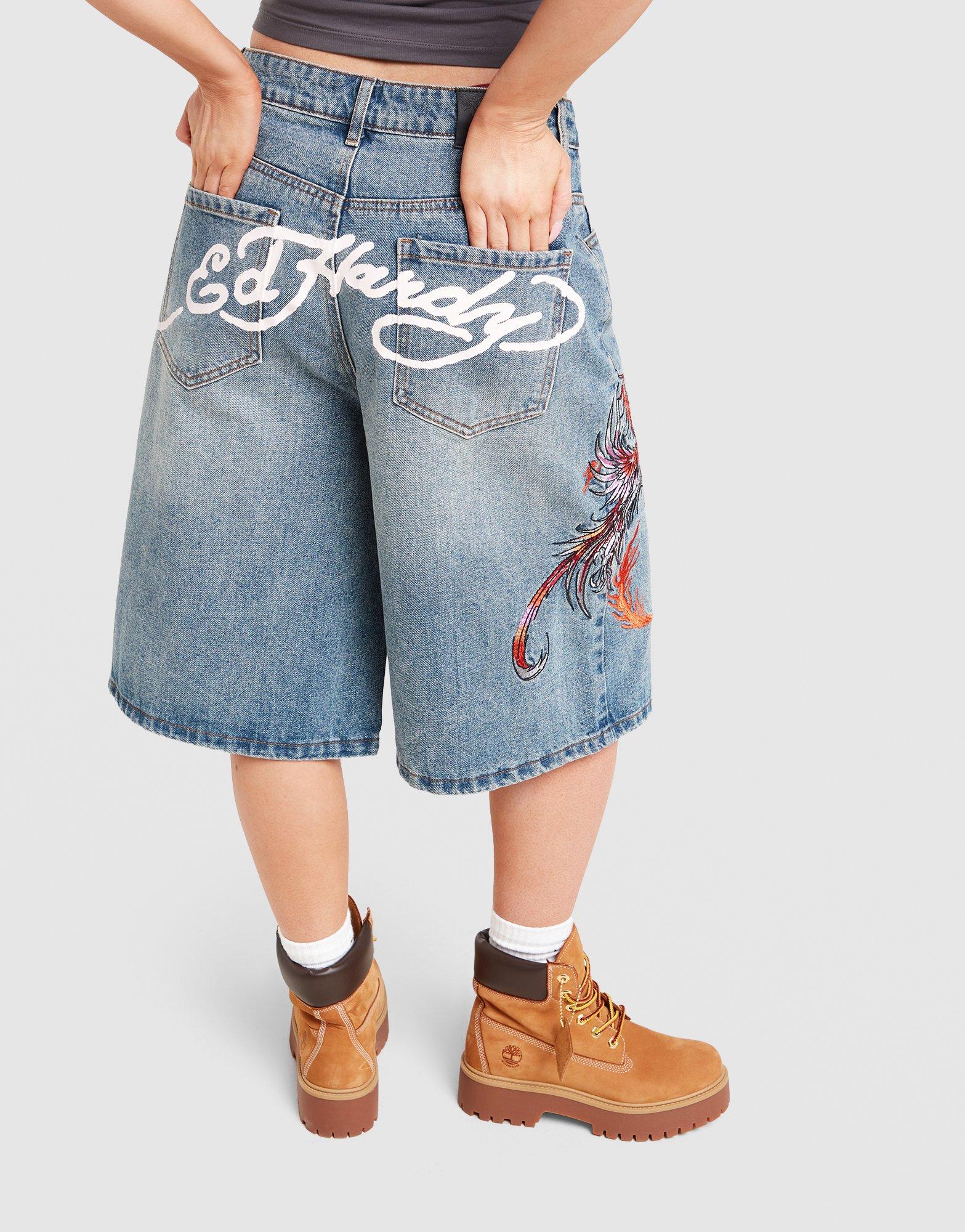 Ed Hardy Phoenix Denim Jorts