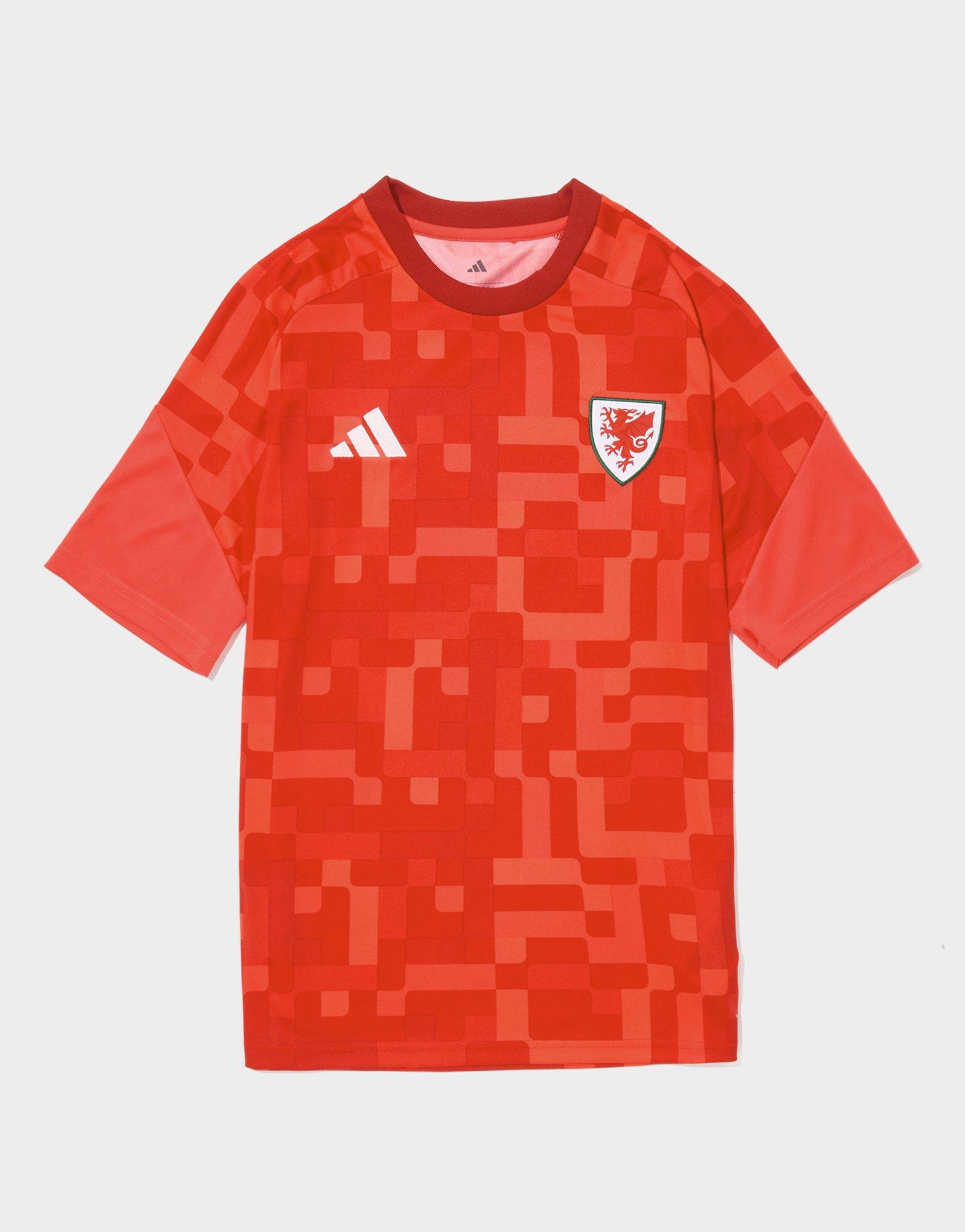 adidas Wales 2026 Pre Match Home Shirt