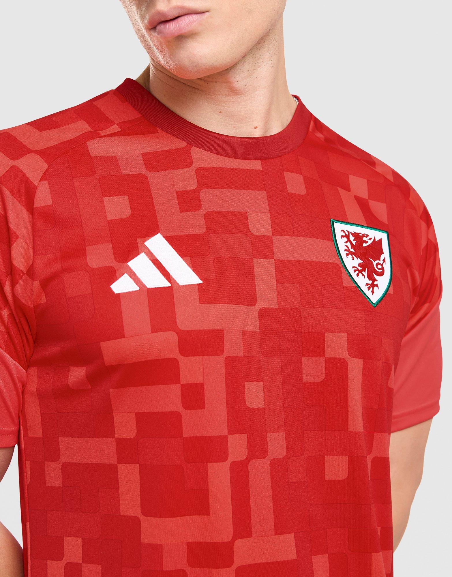 adidas Maillot d'échauffement Domicile Pays de Galles 2026