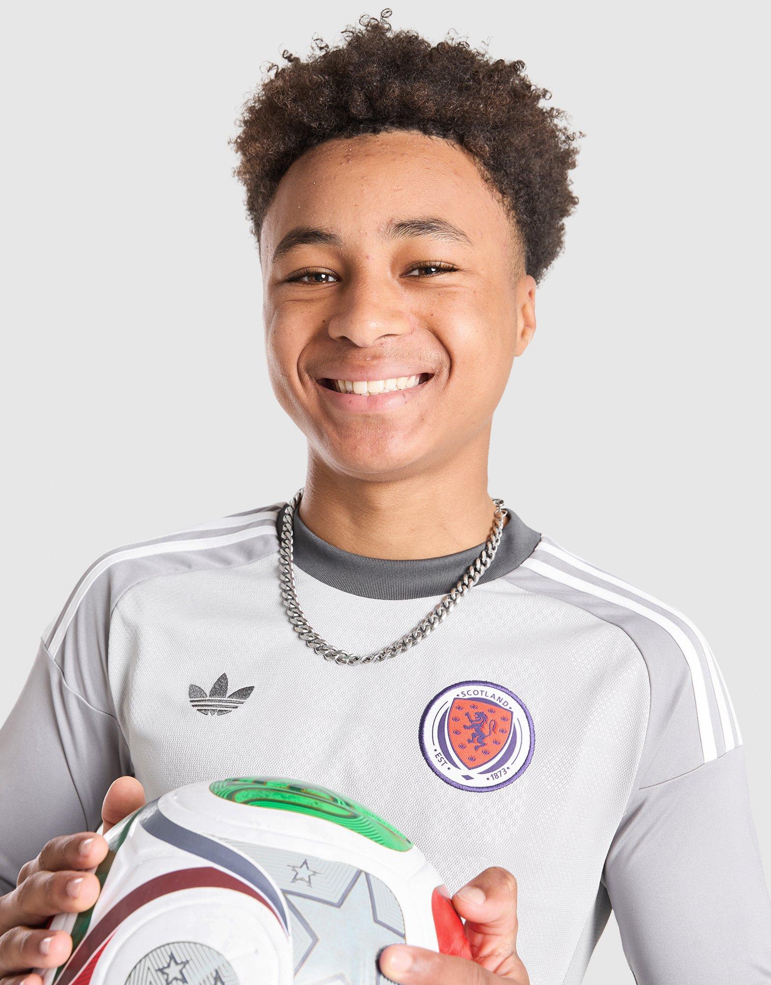 adidas Originals Scotland 2026 Long Sleeve Goalkeeper Shirt Junior