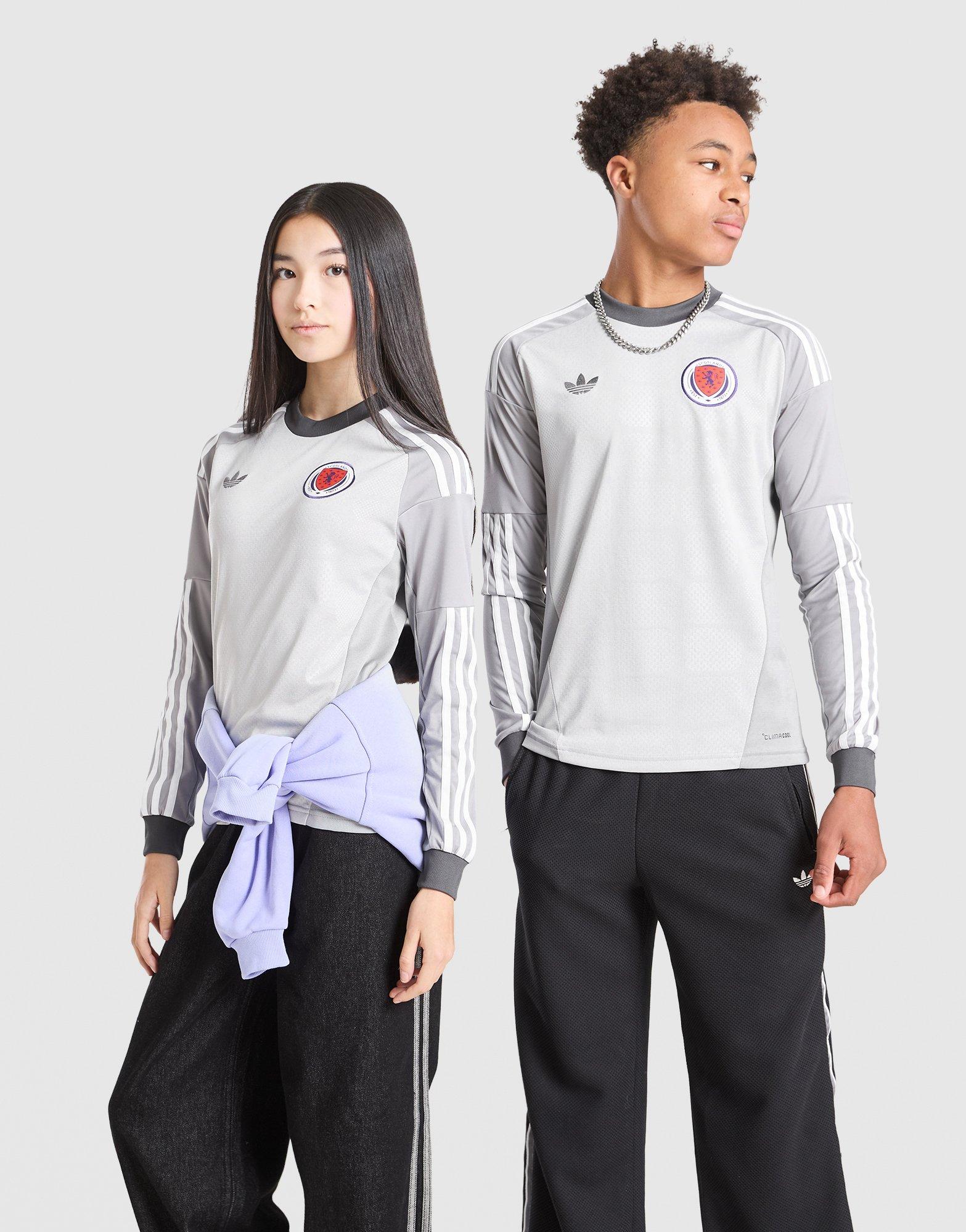 adidas Originals Scotland 2026 Long Sleeve Goalkeeper Shirt Junior