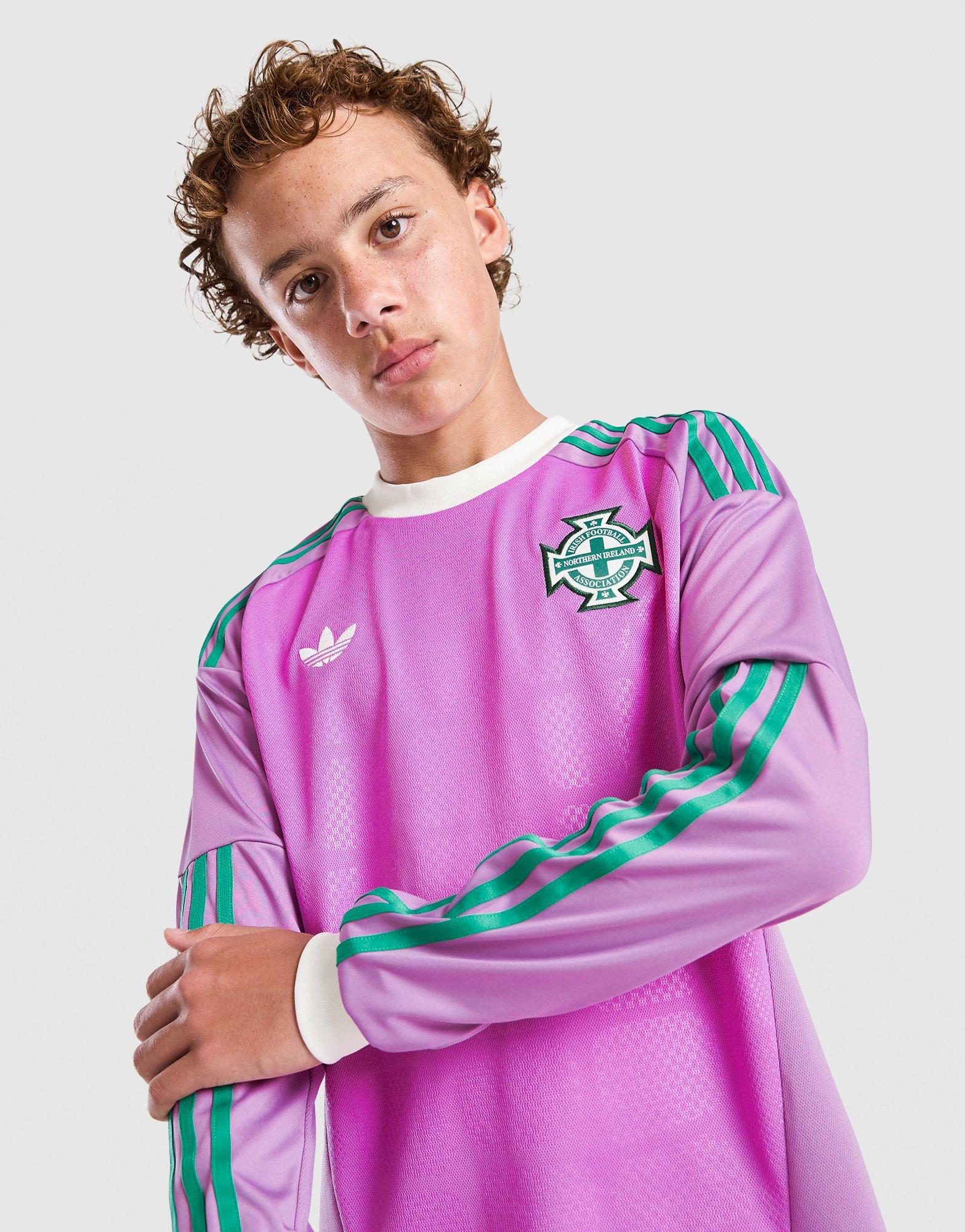 adidas Originals Ireland 2026 Long Sleeve Goalkeeper Shirt Junior