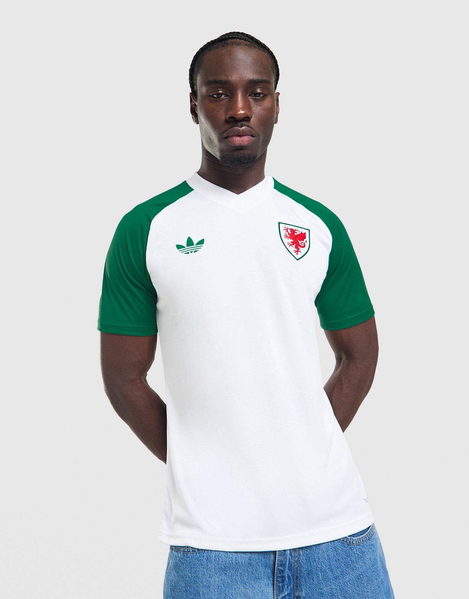 White adidas Originals Wales 2026 Pre Match Shirt | JD Sports UK