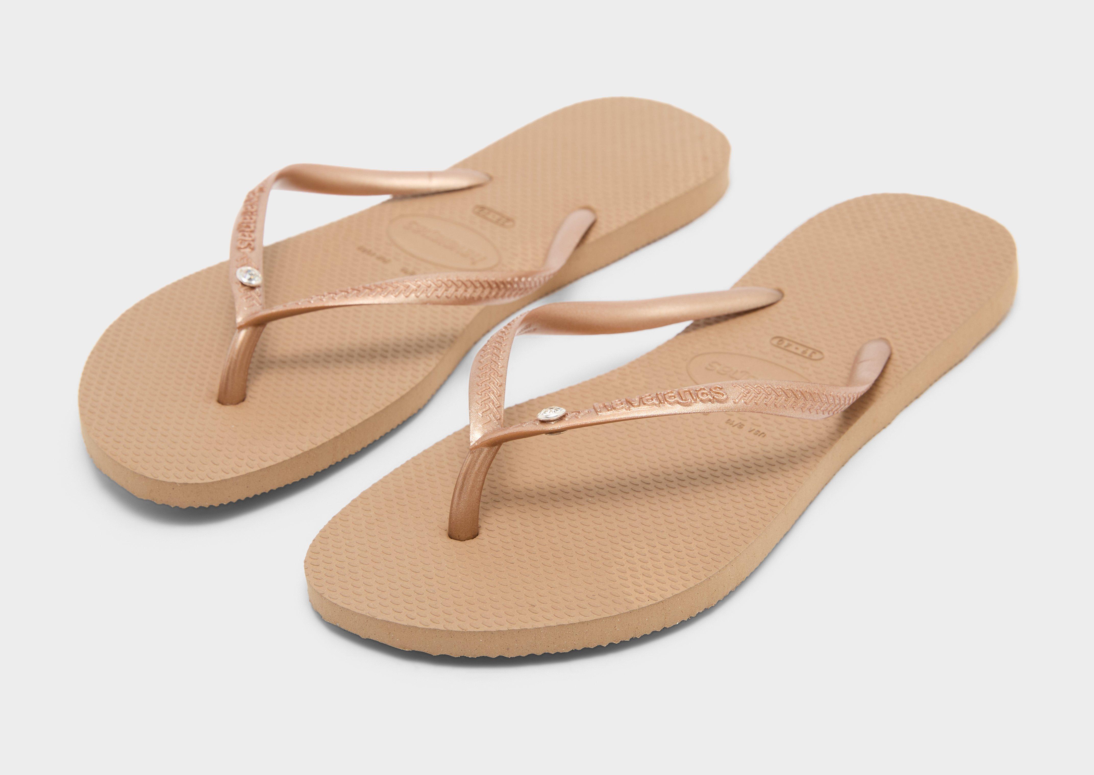 Havaianas Slim Crystal Swarovski Flip Flops Women's