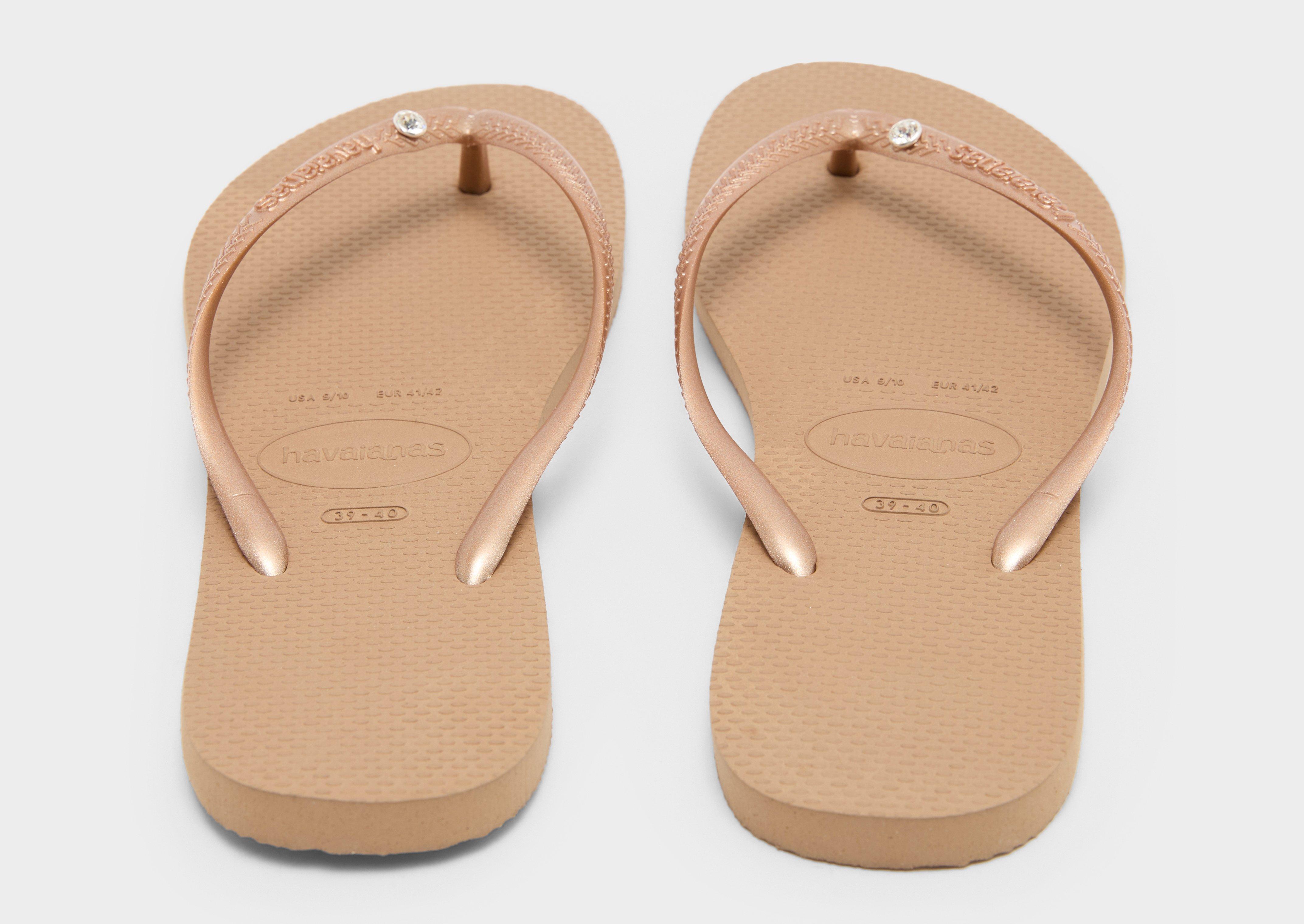 Havaianas Slim Crystal Swarovski Flip Flops Women's