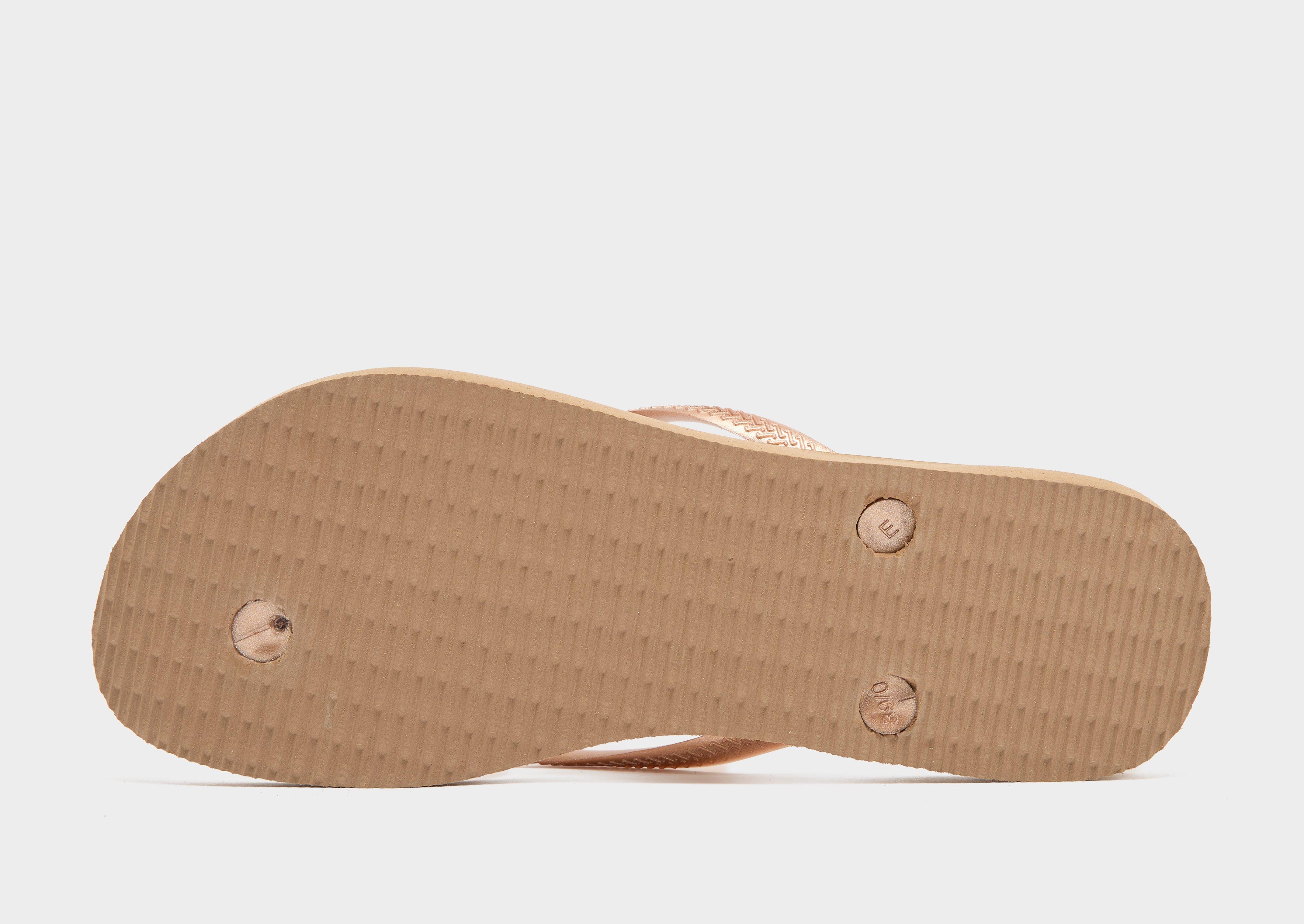 Havaianas Slim Animal Print Flip Flops Damen Grau