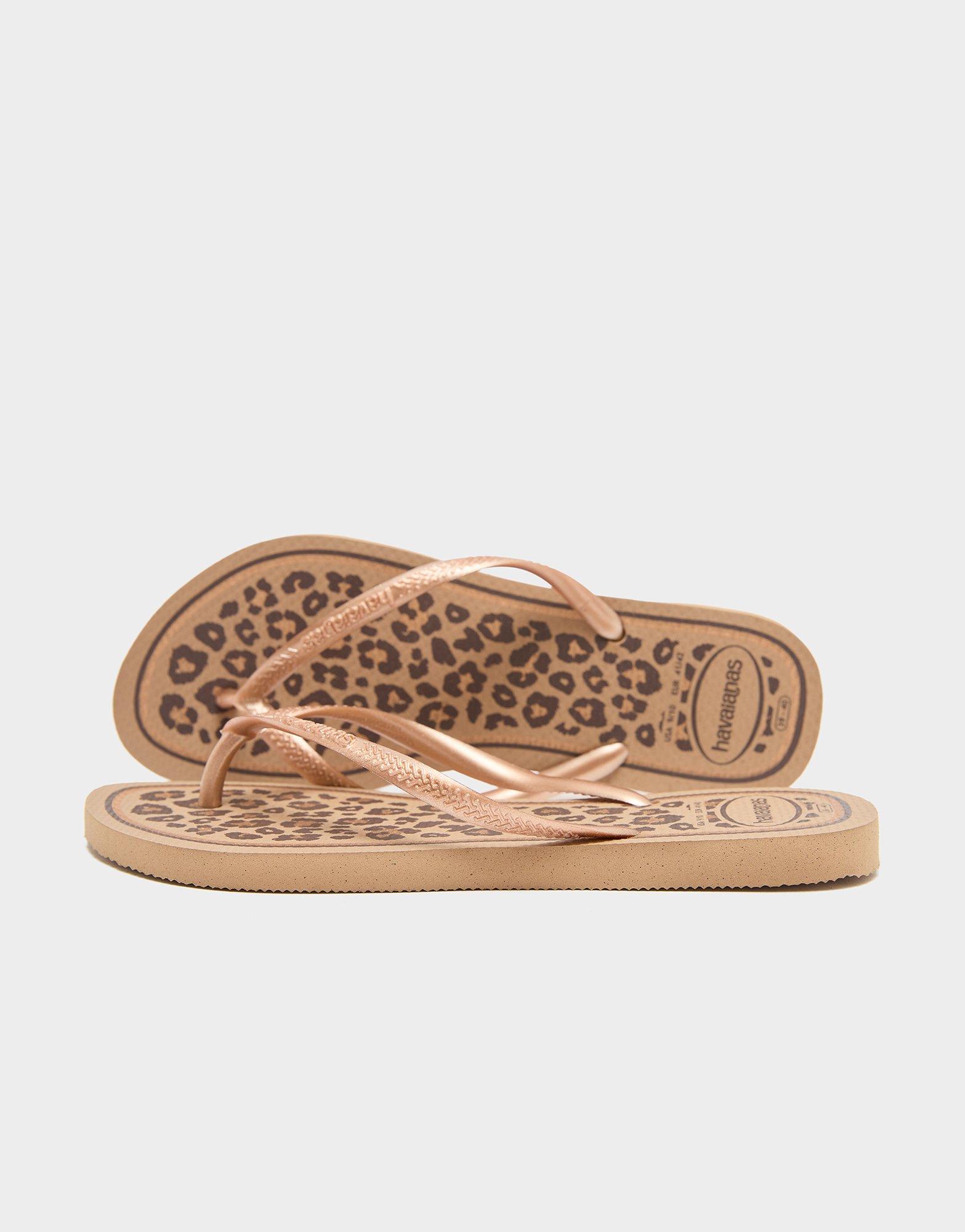 Havaianas Slim Animal Print Flip Flops Women's