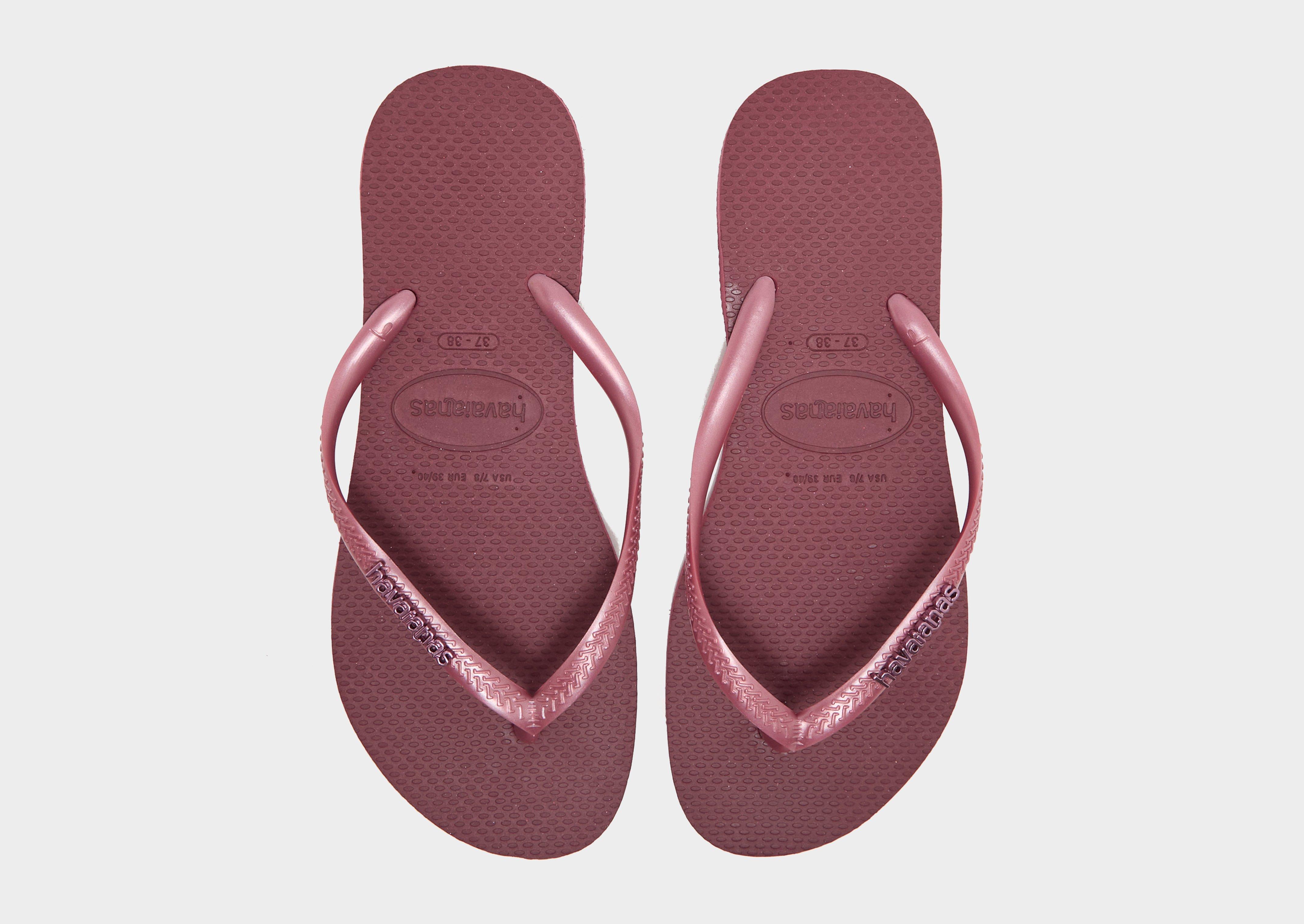 Havaianas Slim Logo Metallic Flip Flops Women's