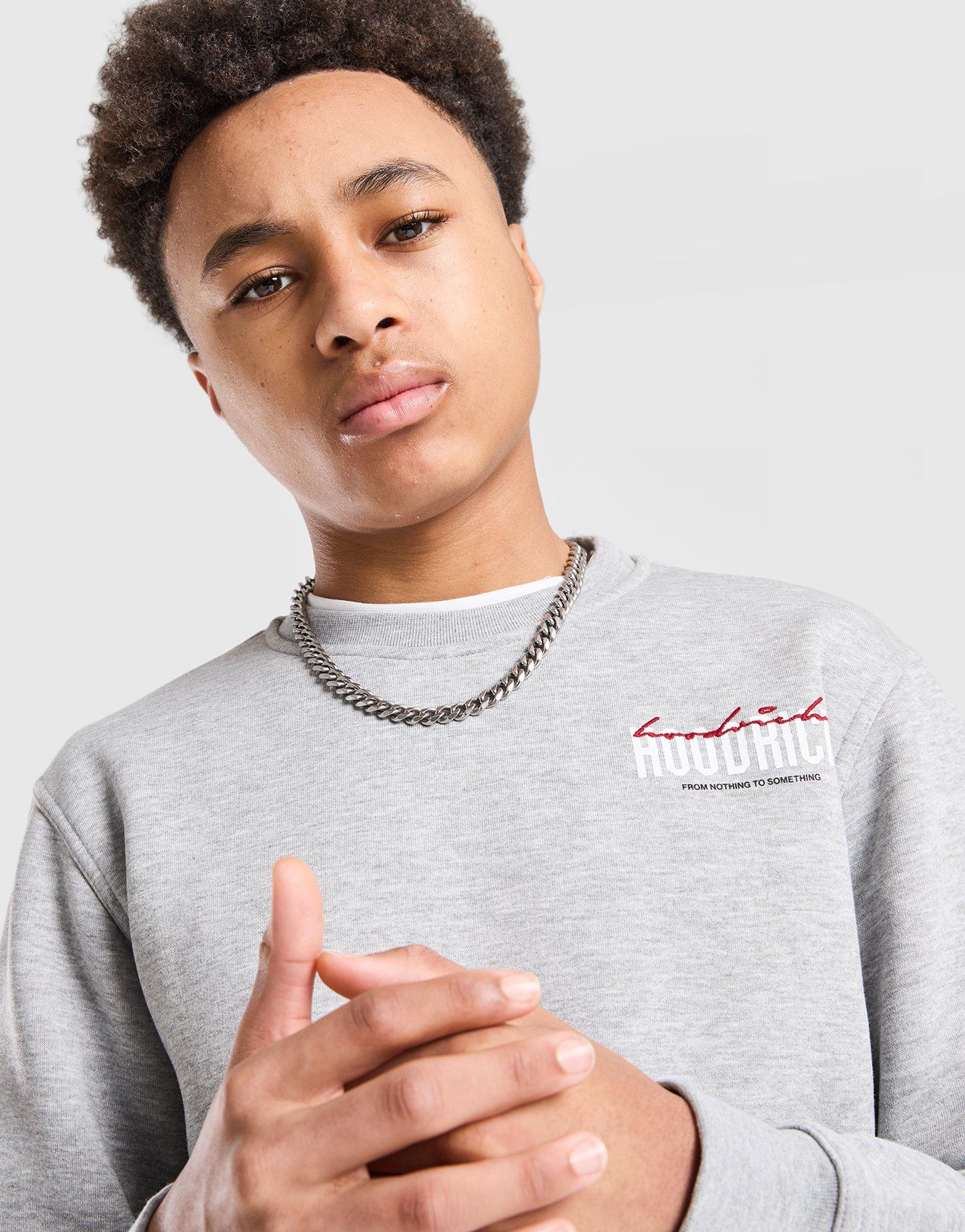 Hoodrich Magma Fleece Crew Tracksuit Junior