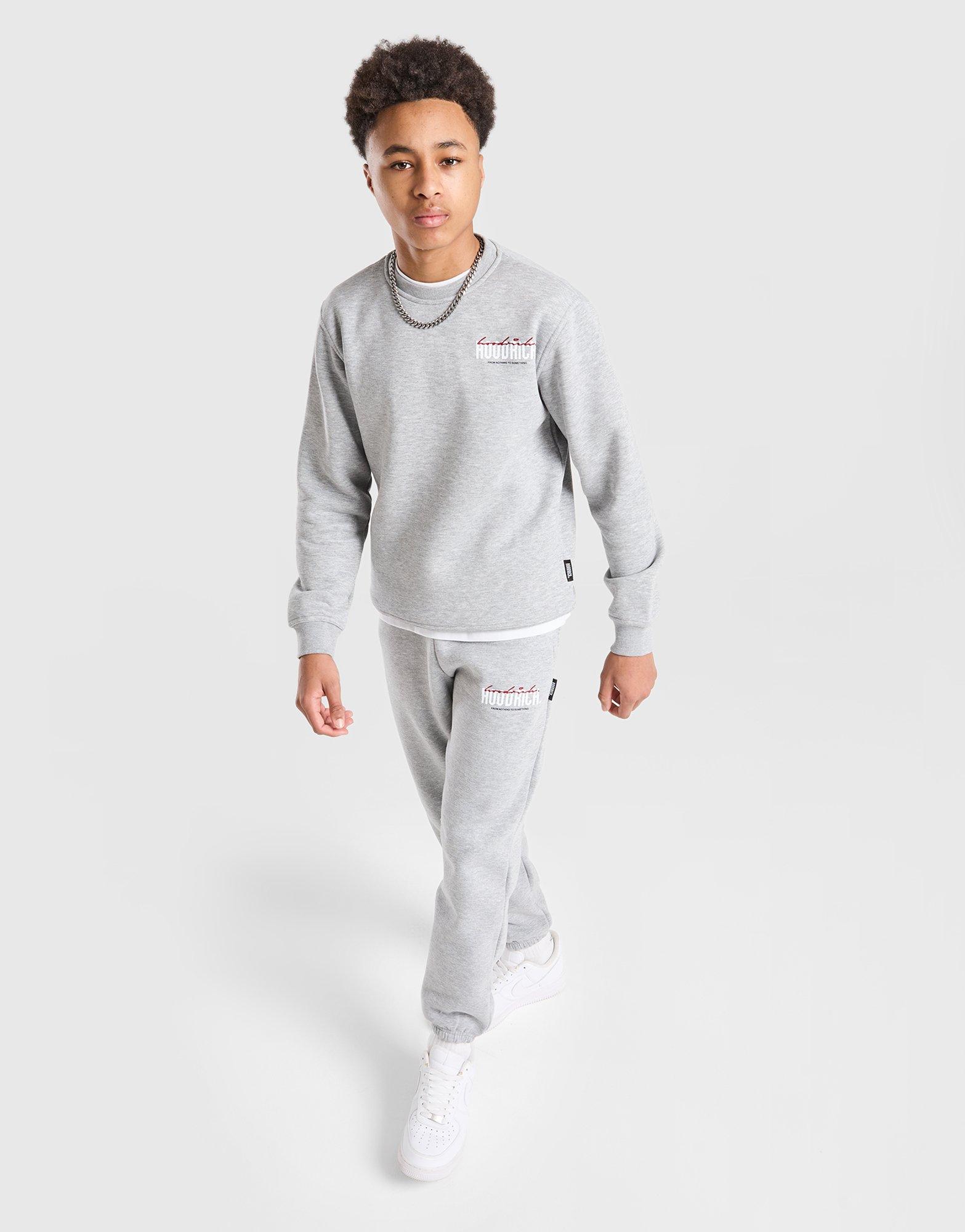 Hoodrich Magma Fleece Crew Tracksuit Junior