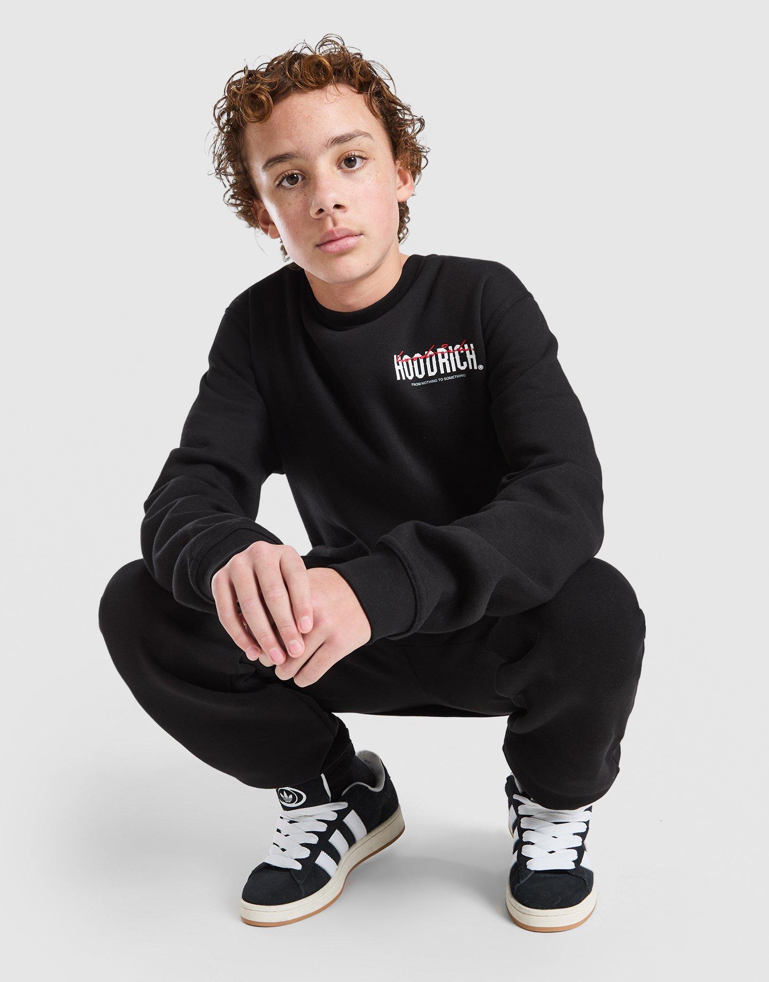 Hoodrich Magma Fleece Crew Tracksuit Junior