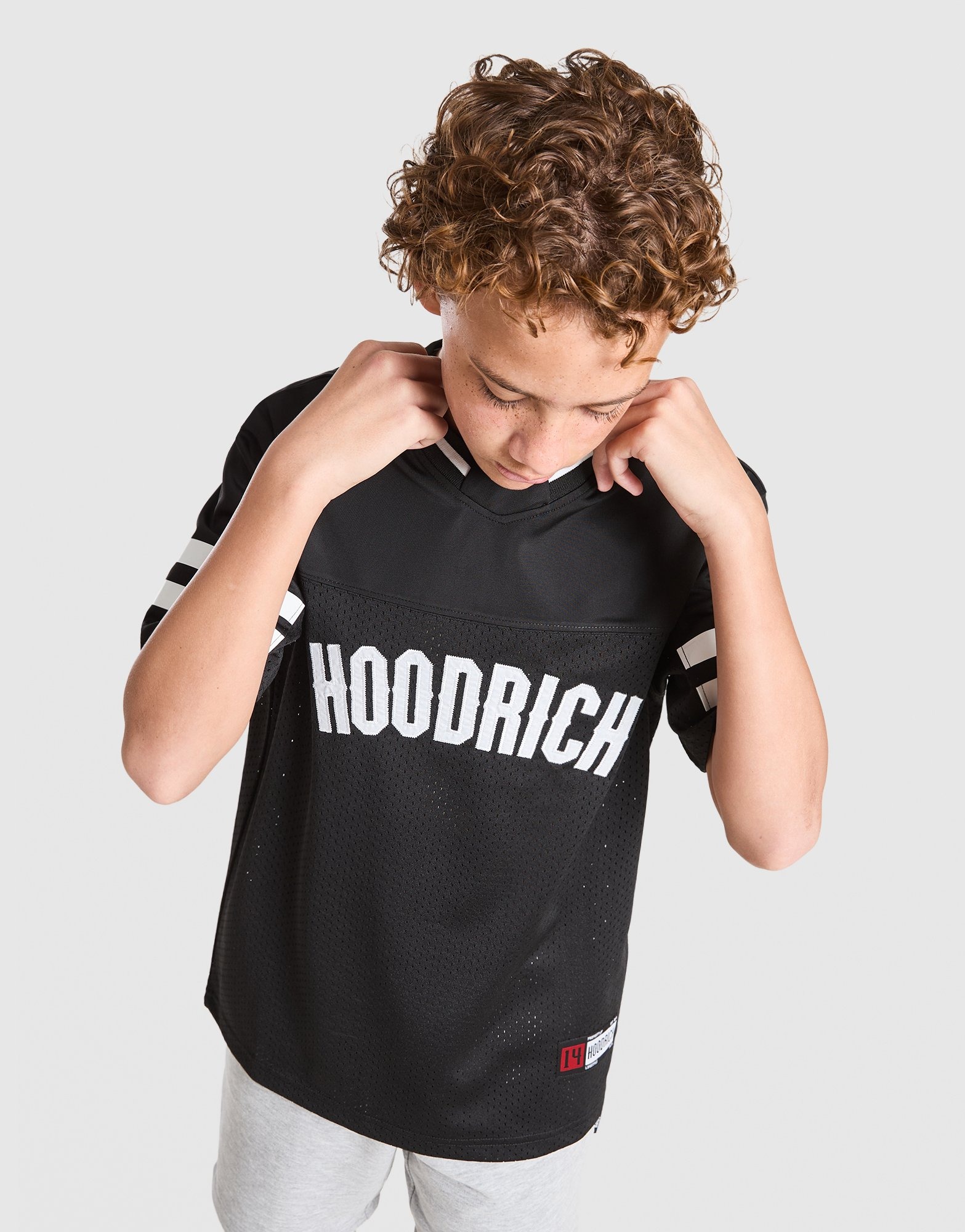 Black Hoodrich Campus Mesh T-Shirt Junior | JD Sports UK