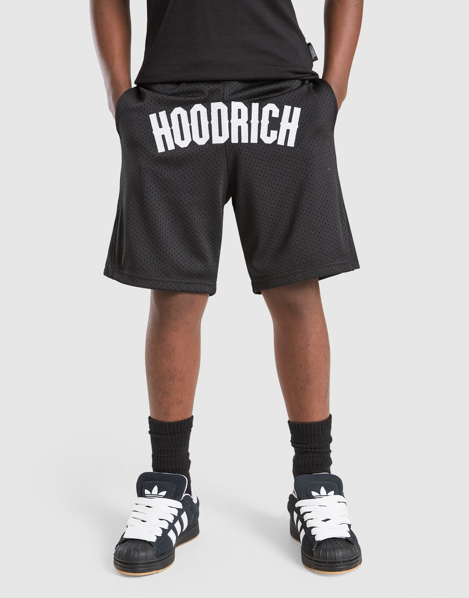 Black Hoodrich Campus Mesh Shorts Junior - JD Sports Global
