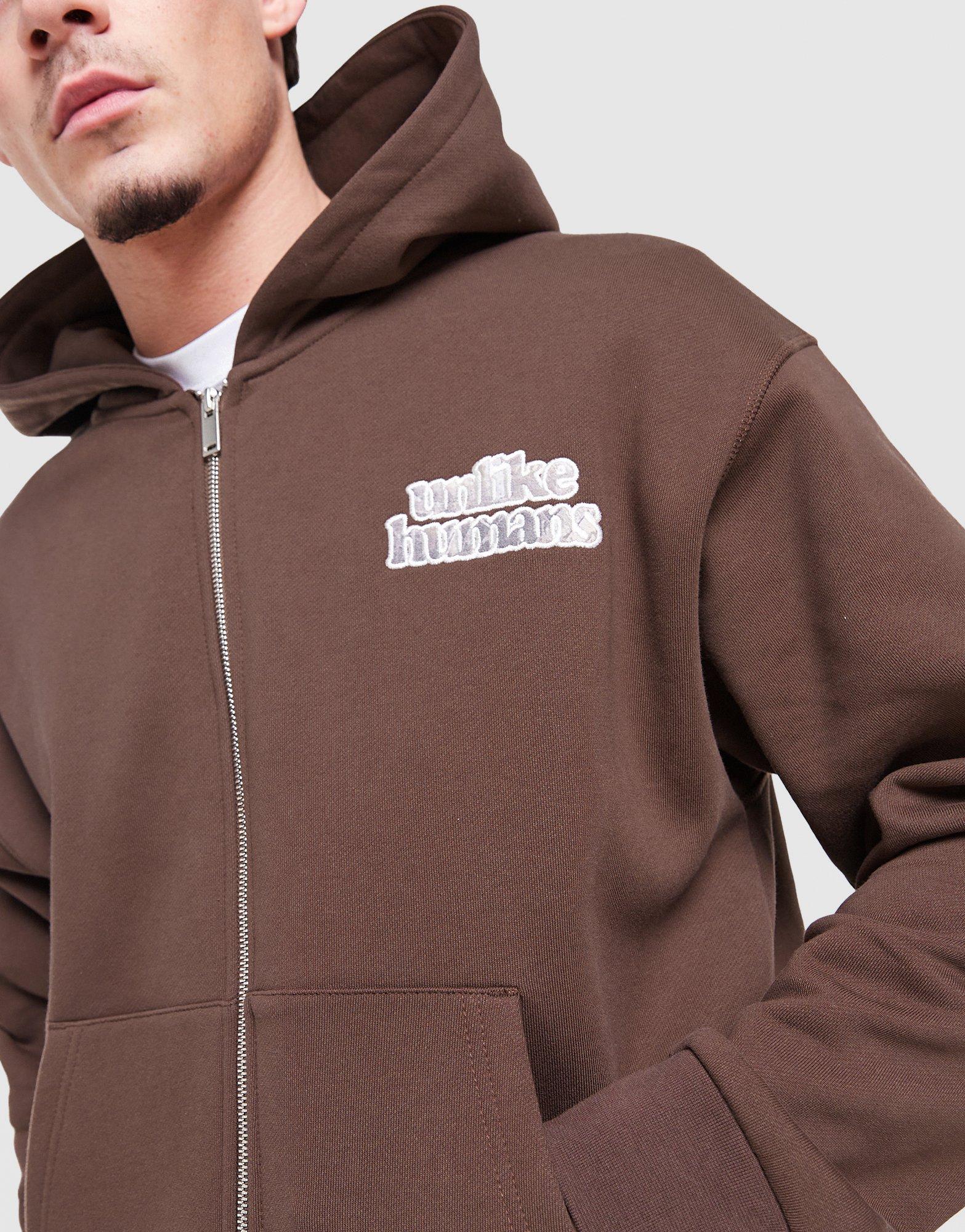 Unlike Humans Hidden Full Zip Hoodie