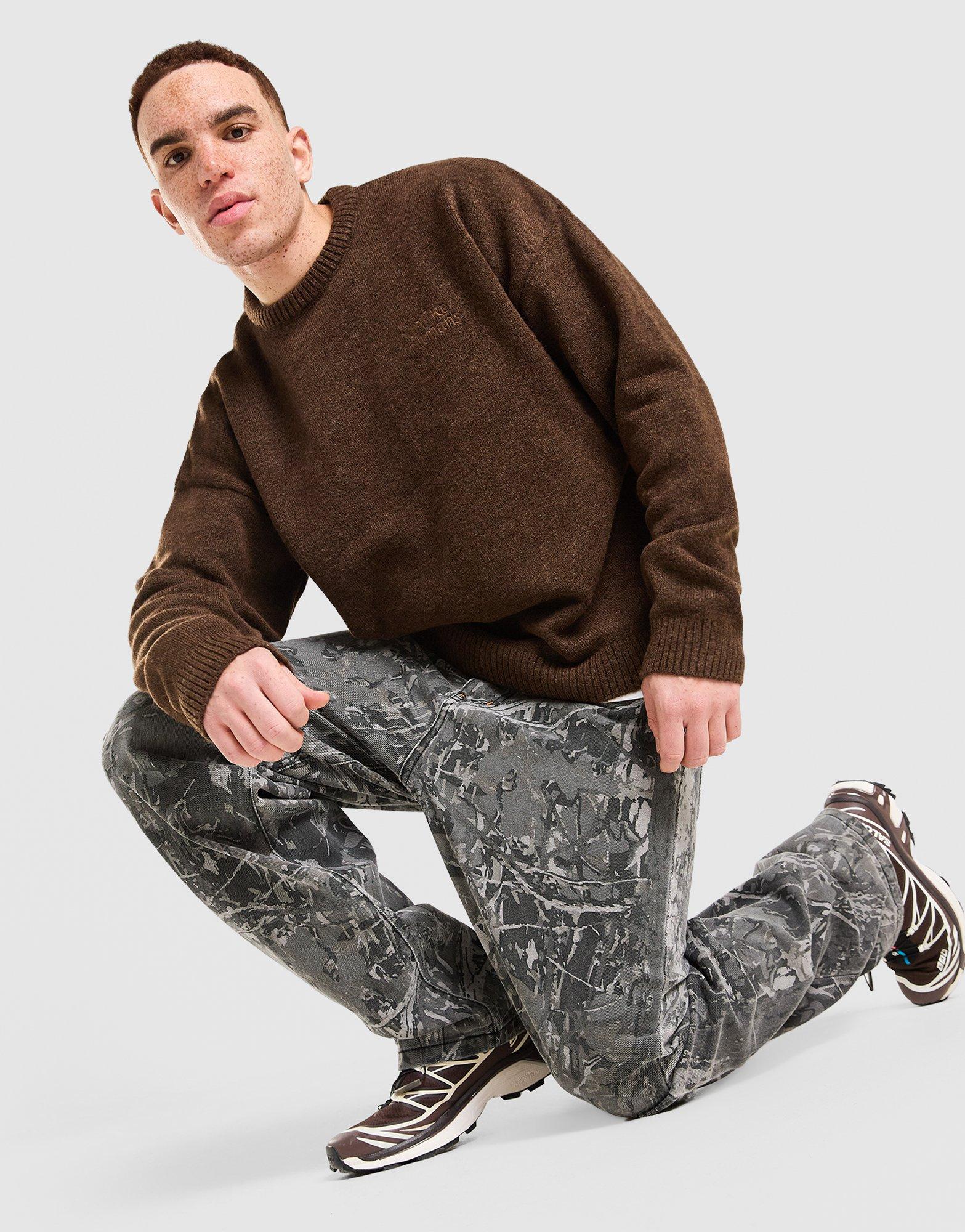 Unlike Humans Felpa Girocollo Farrow in Maglia