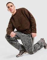 Unlike Humans Farrow Knit Oversized Crew Sweatshirt