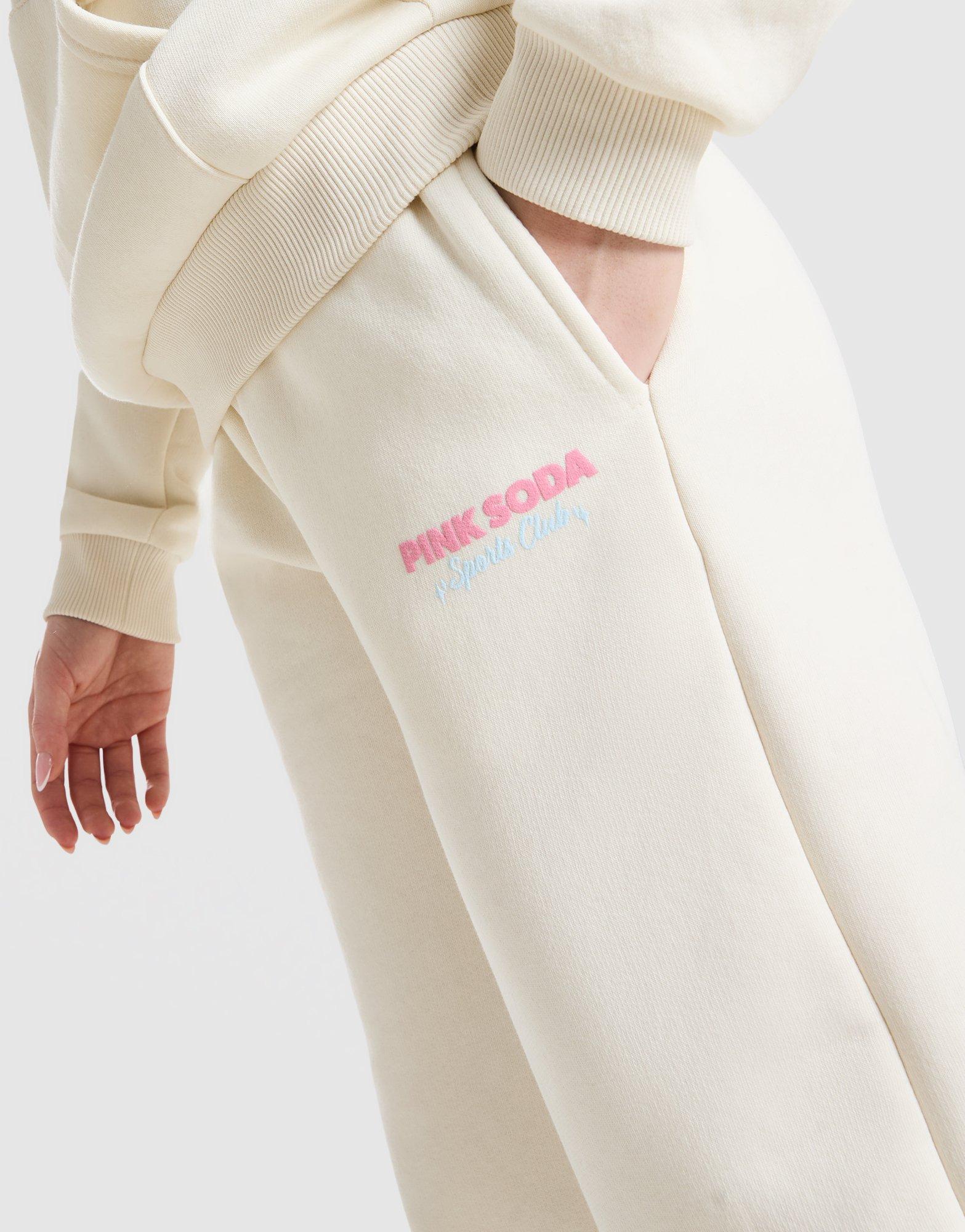 Pink Soda Sport Girls' Stack Wide Leg Joggers Junior