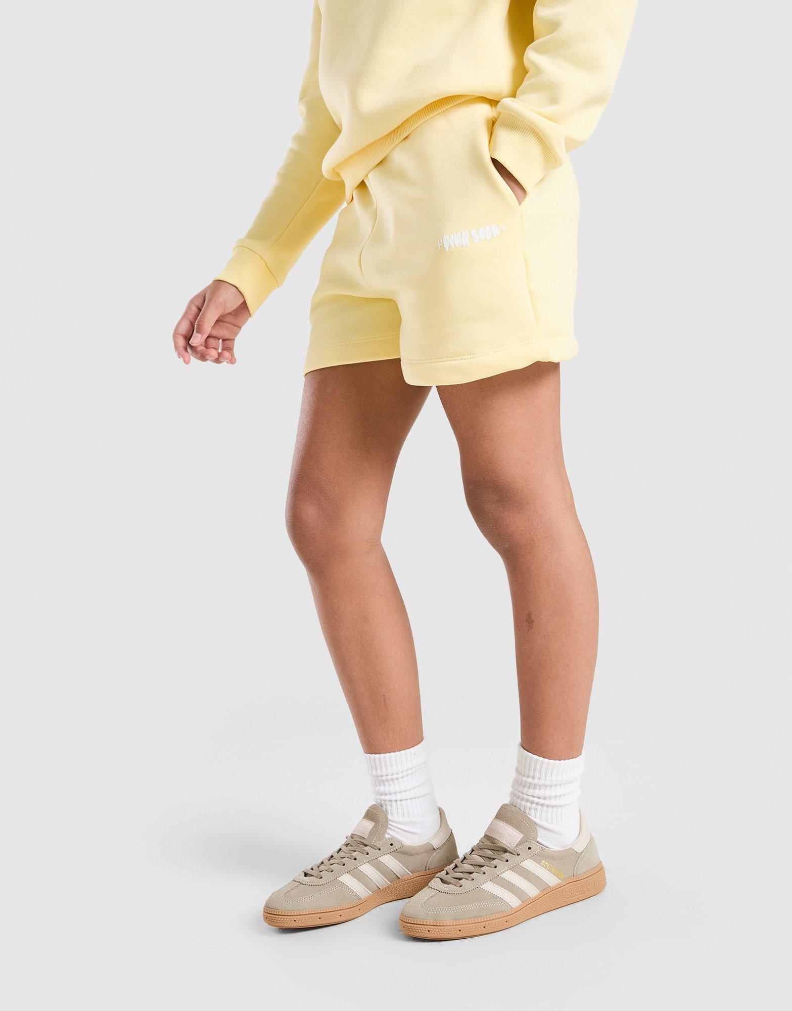 Pink Soda Sport Girls' Heart Embroidered Shorts Junior