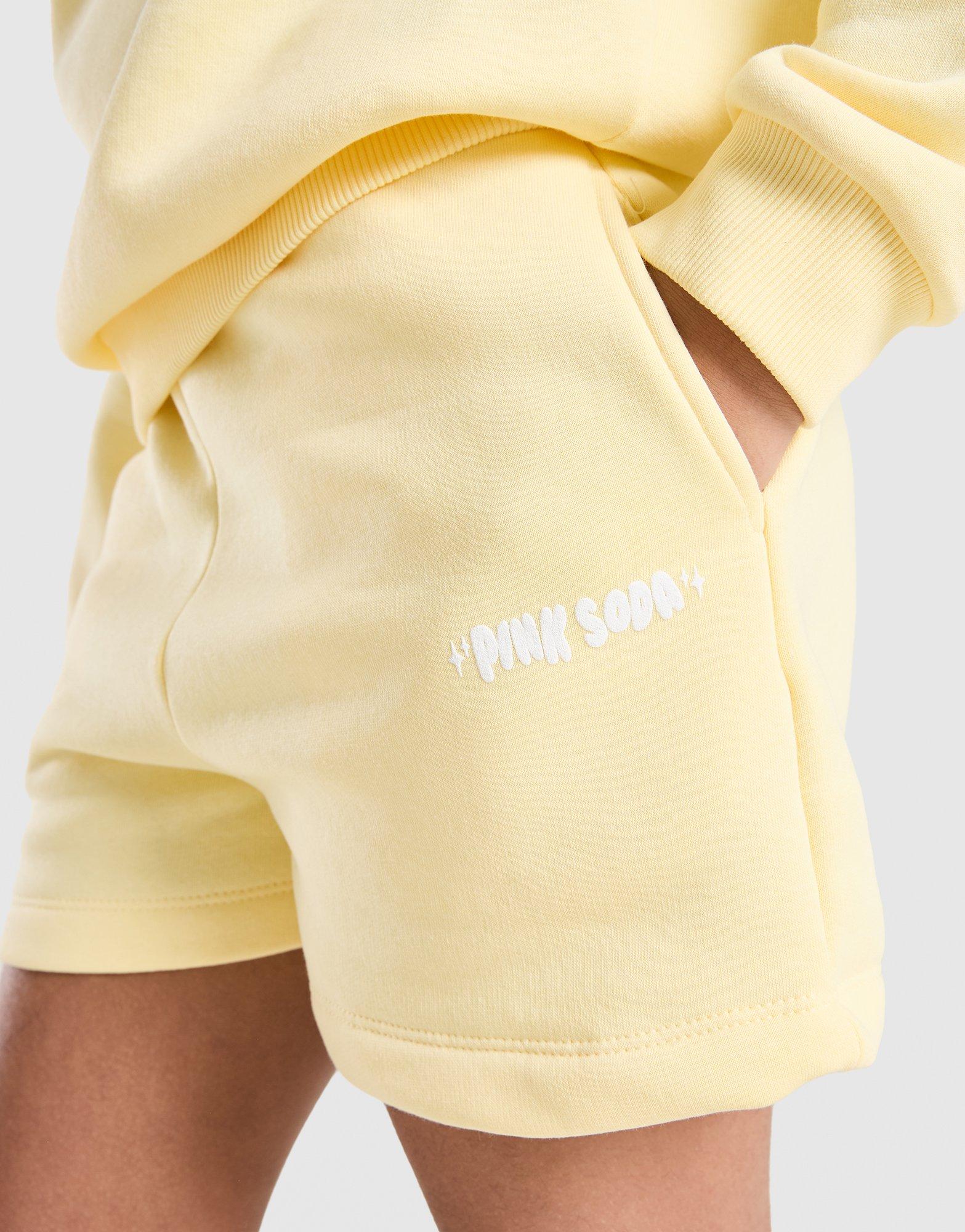 Pink Soda Sport Girls' Heart Embroidered Shorts Junior