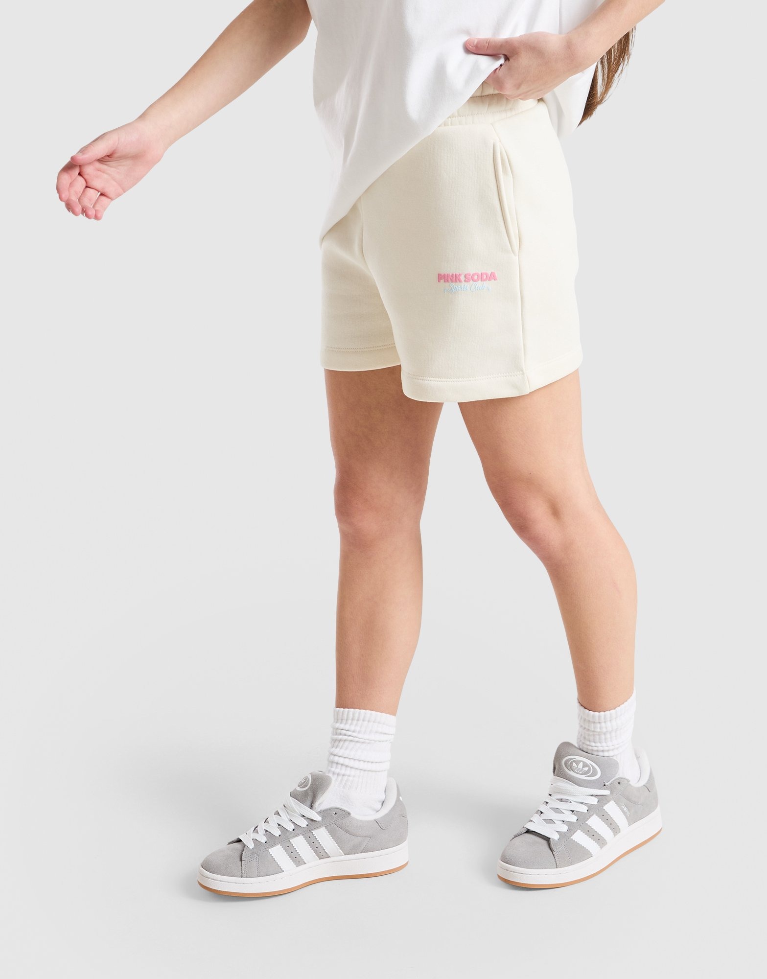 Beige Pink Soda Sport Girls' Stack Shorts Junior - JD Sports België
