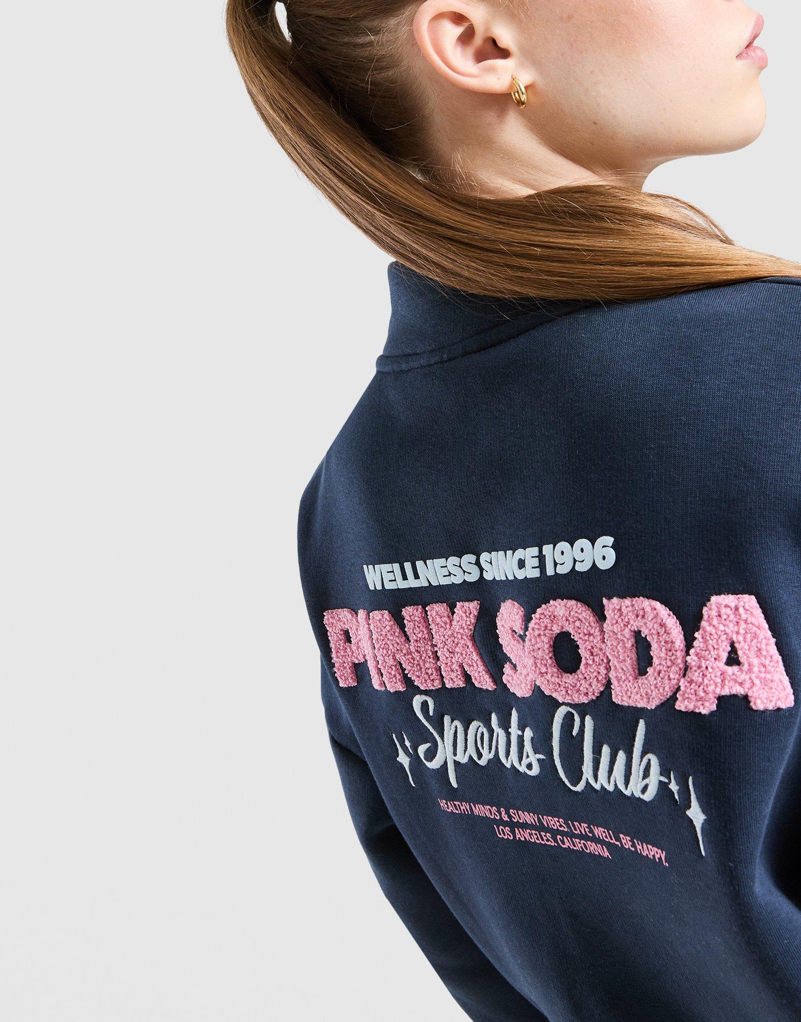 Pink Soda Sport Girls' Stack Full Zip Sweatshirt Junior