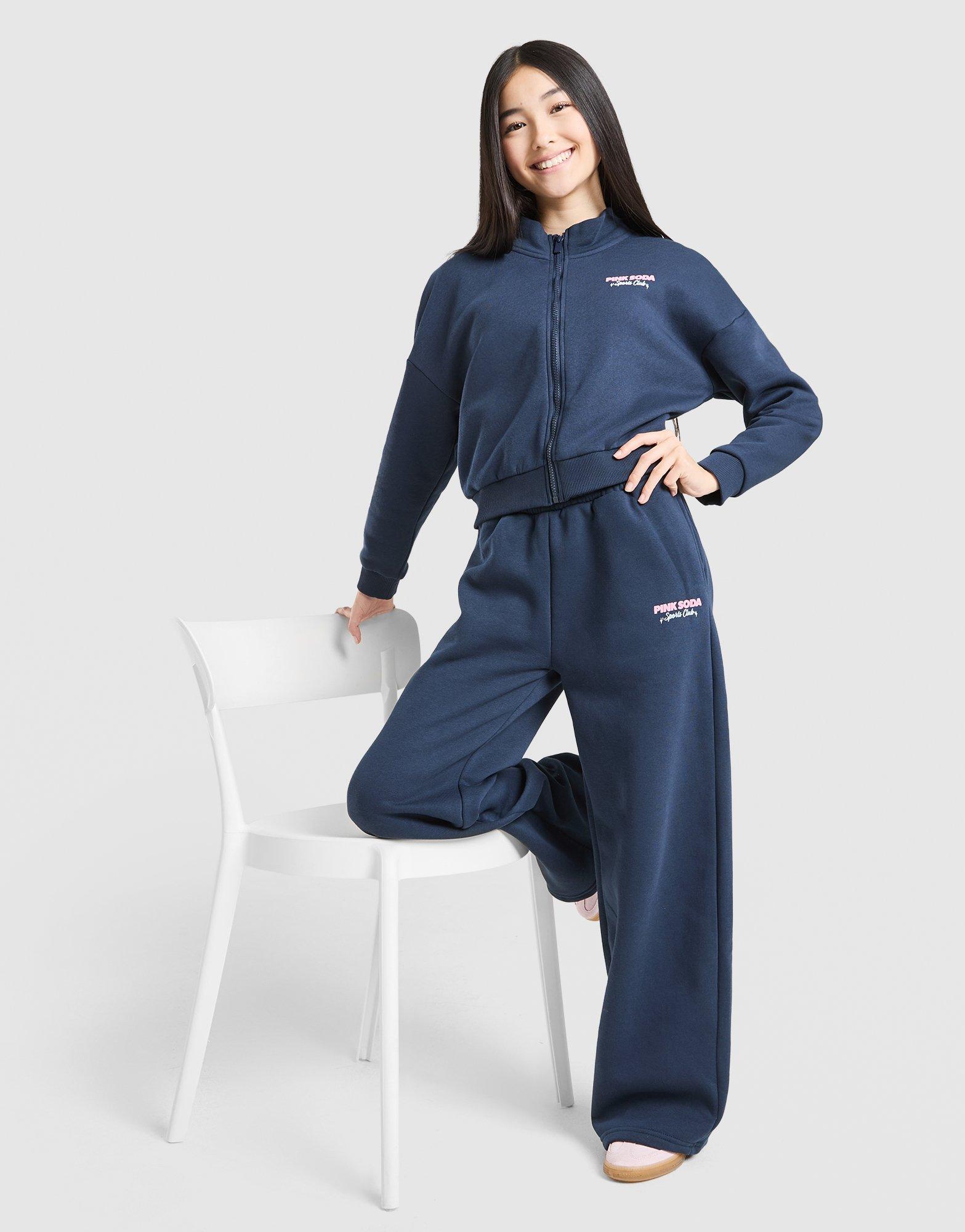 Pink Soda Sport Pantaloni della Tuta Stack a Gamba Larga Bambina Junior