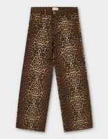 Pink Soda Sport Girls' Leopard Denim Jeans Junior