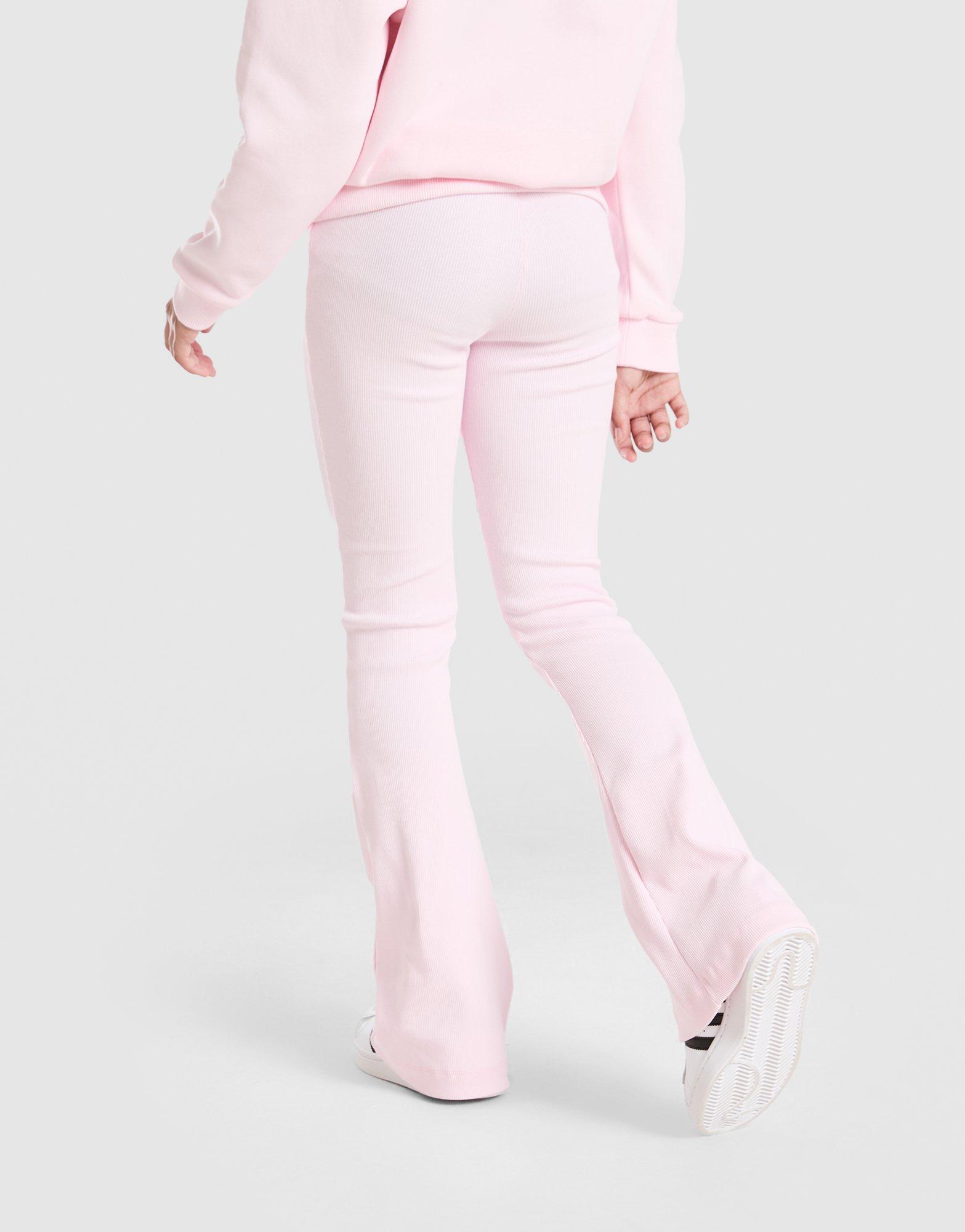 Pink Soda Sport Girls' Bella Rib Flared Leggings Junior