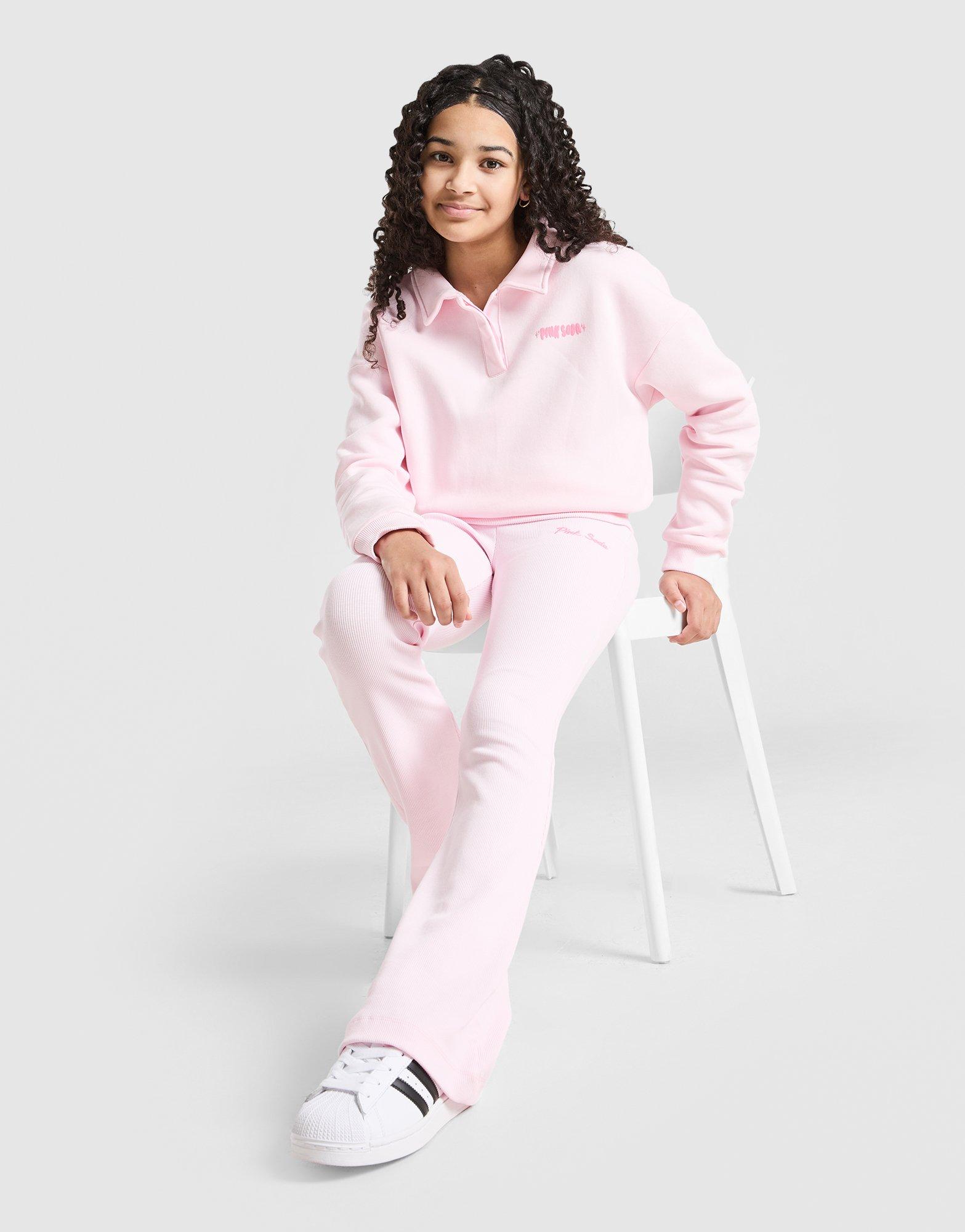 Pink Soda Sport Leggings Bella Rib a Zampa Bambina Junior