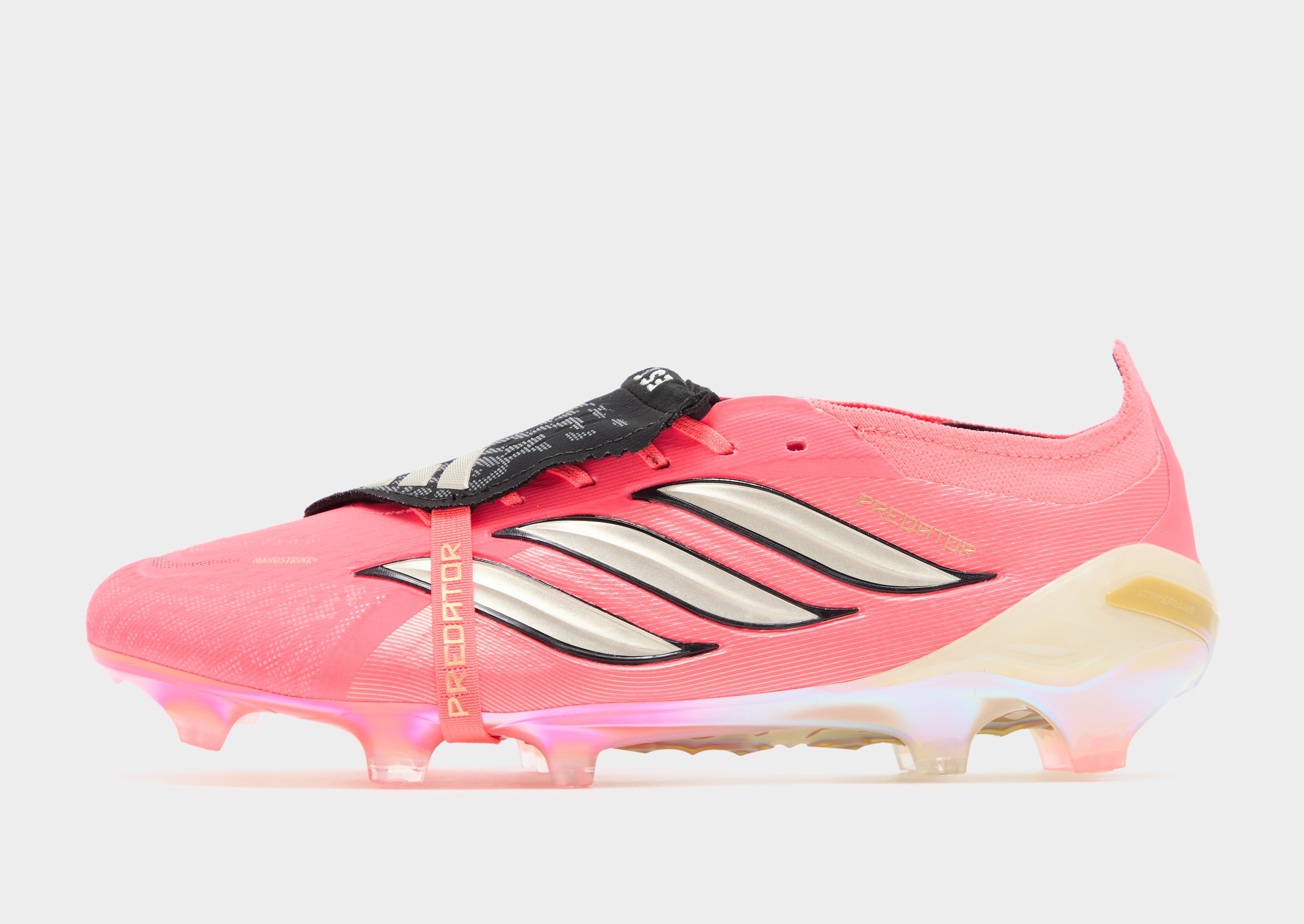 Pink adidas Predator Elite Fold-Over Tongue FG - JD Sports Global