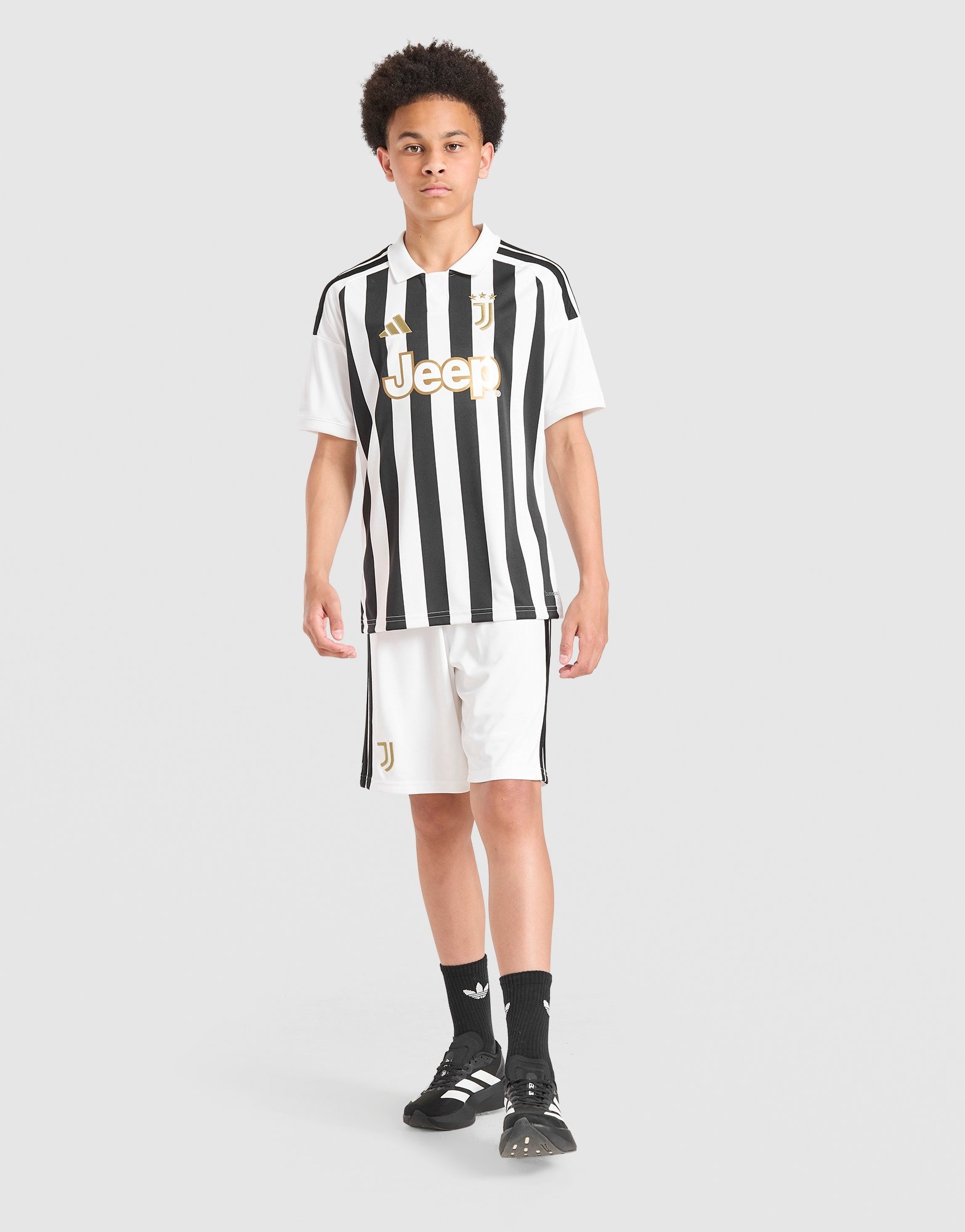 White adidas Juventus 2026/27 Home Shorts Junior - JD Sports Global