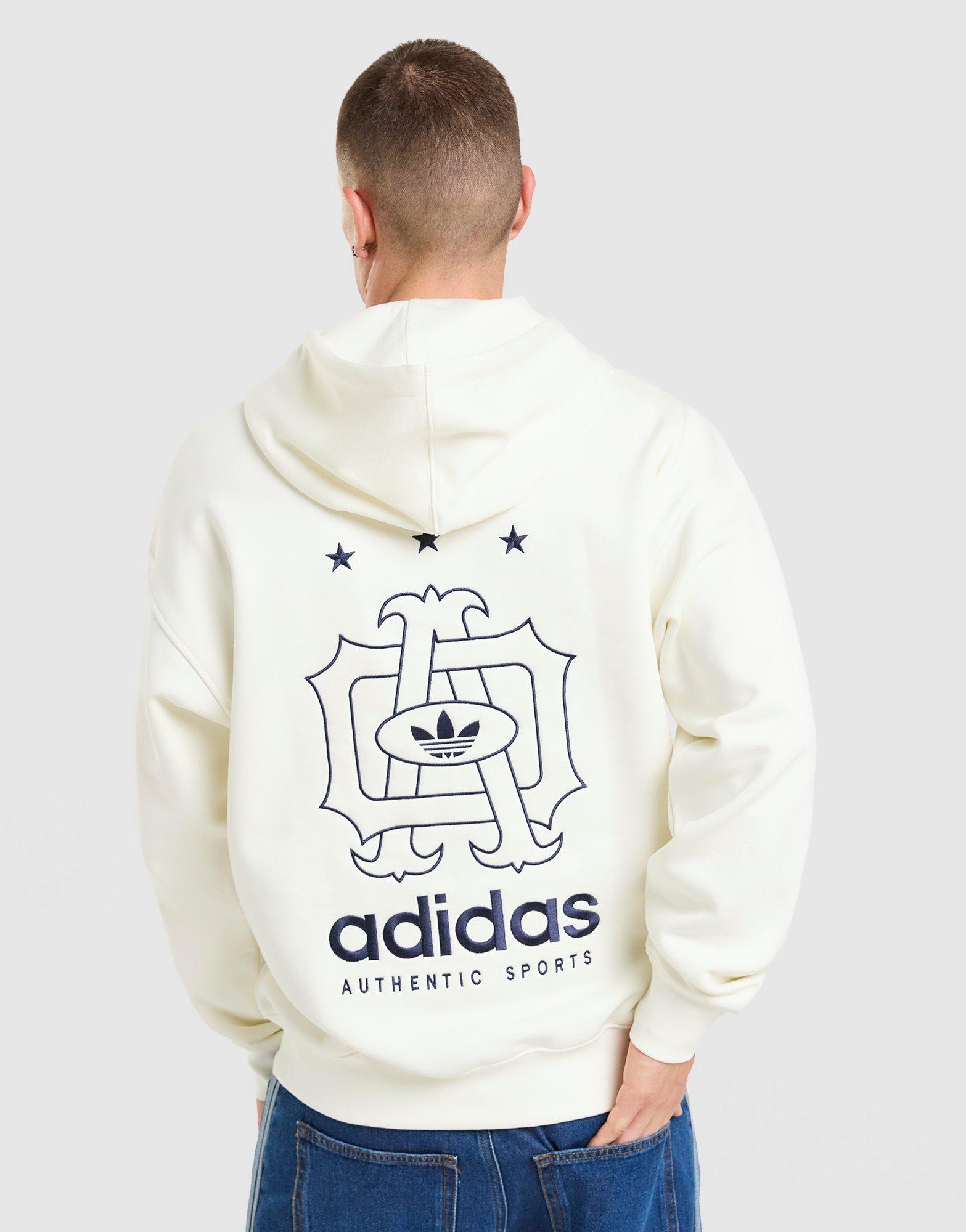 adidas Originals Felpa con Cappuccio Oversized Embroidered