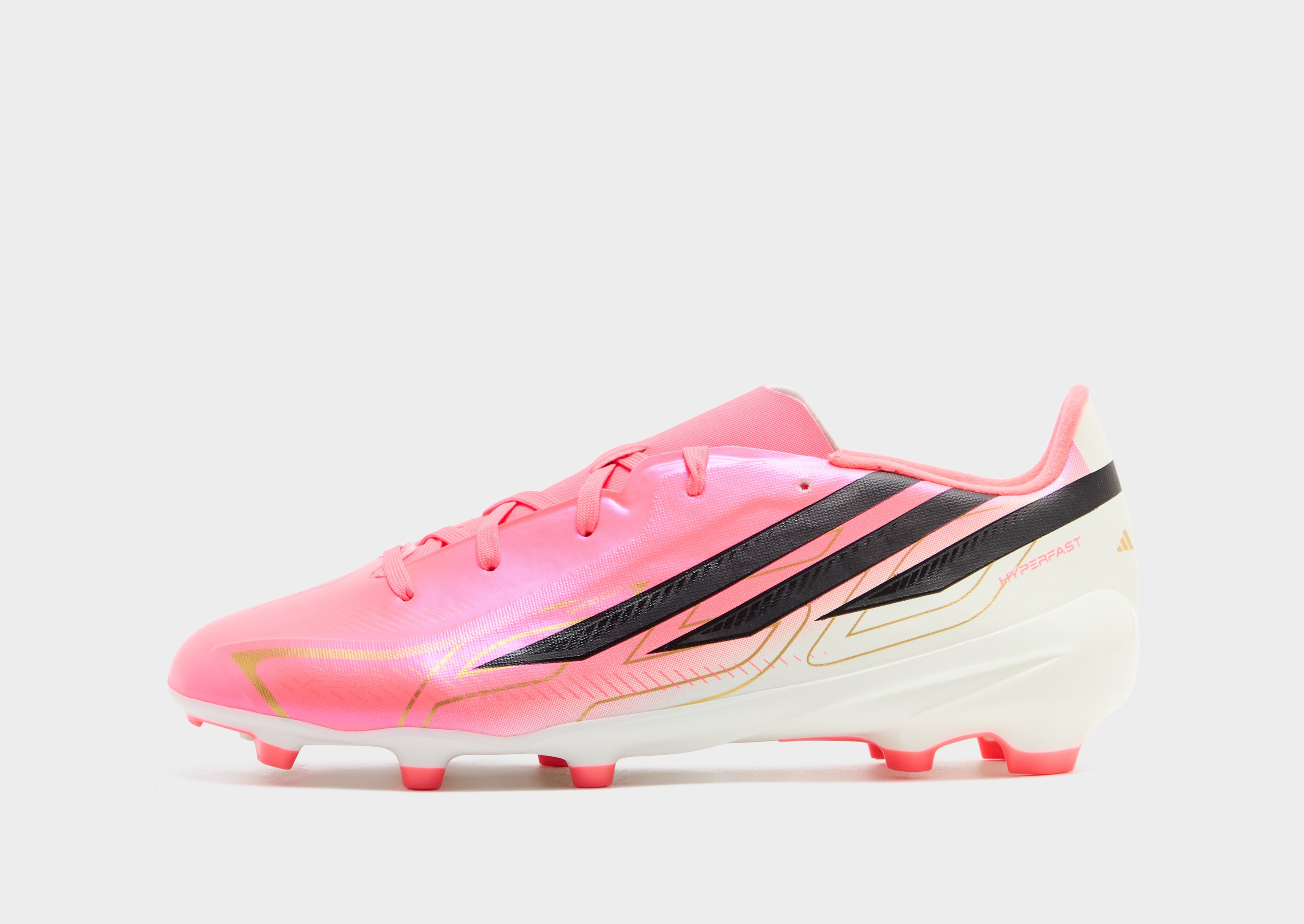 Pink adidas F50 Hyperfast League FG Children - JD Sports Global