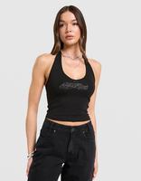Hoodrich Solace Diamante Halterneck Oberteil