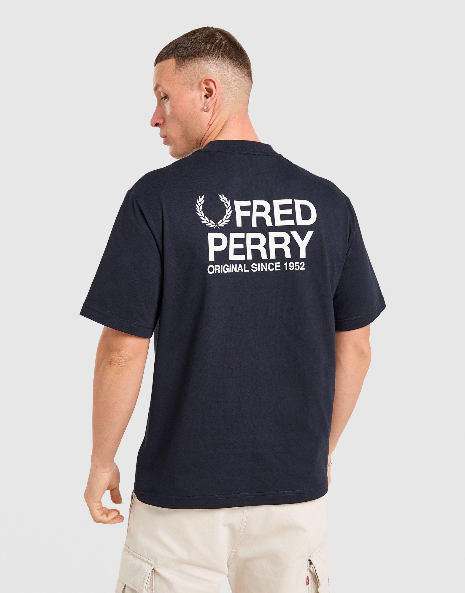 Fred Perry Relaxed Back Graphic T-Shirt