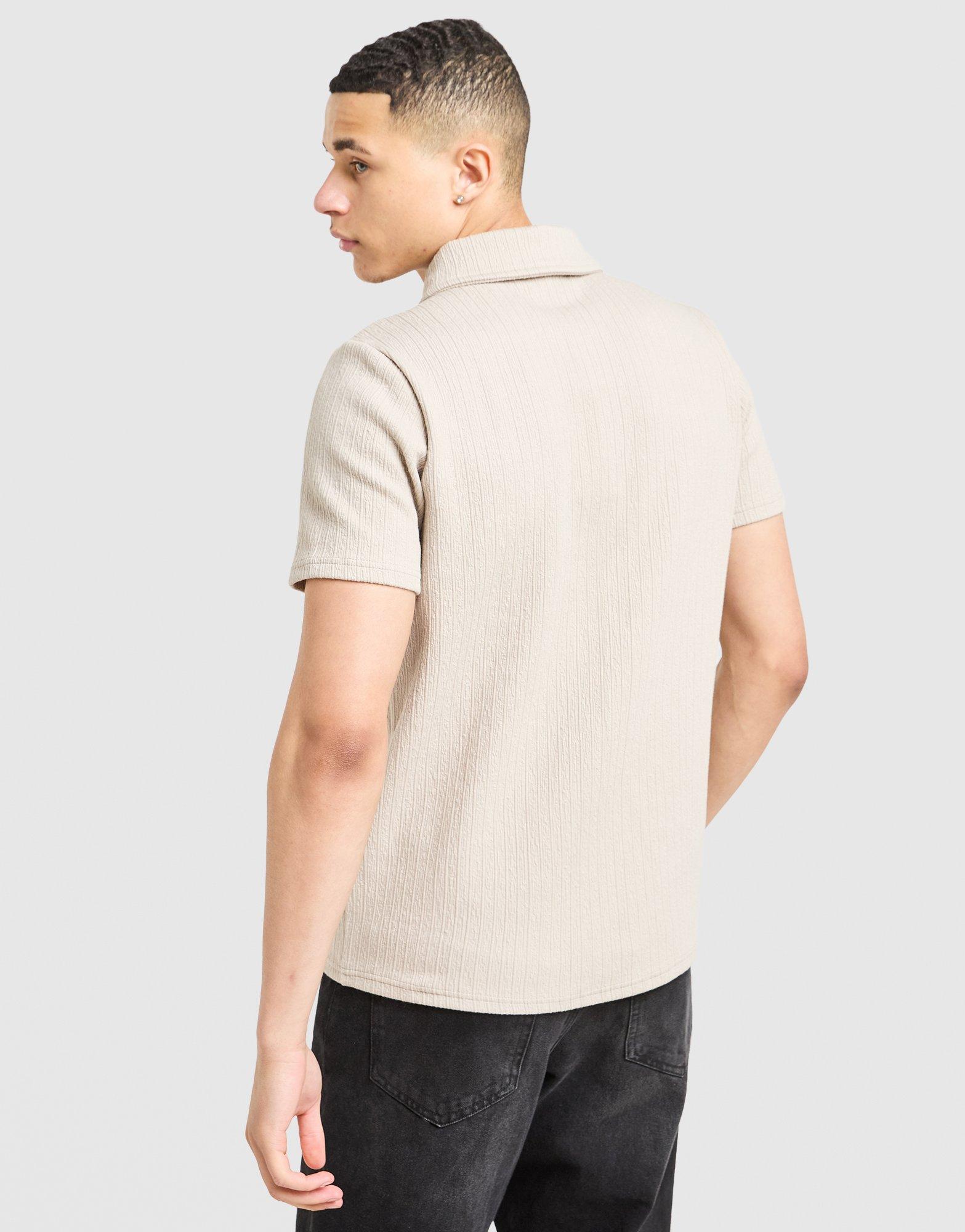 Belier Textured Zip Polo Shirt