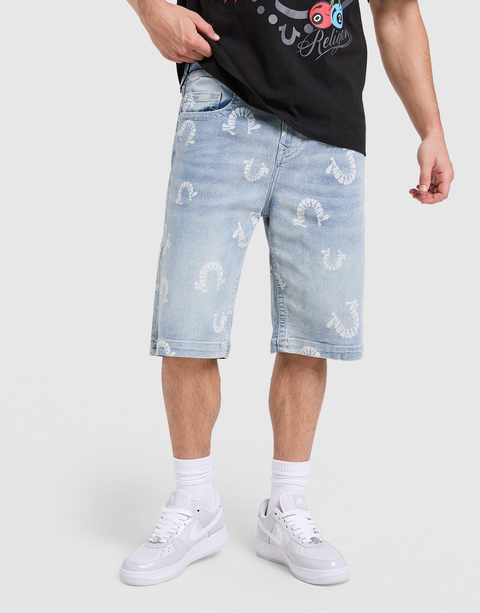 True Religion All Over Print Jorts