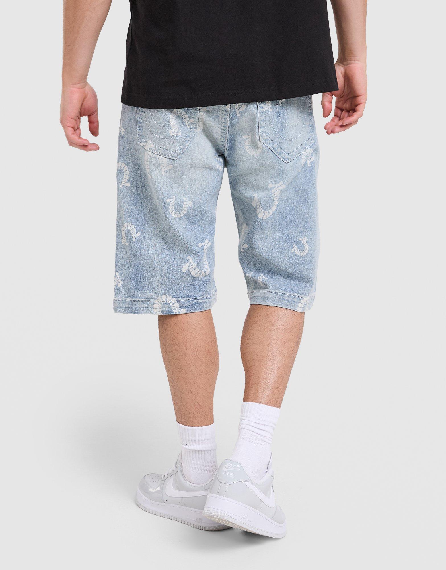 True Religion All Over Print Jorts