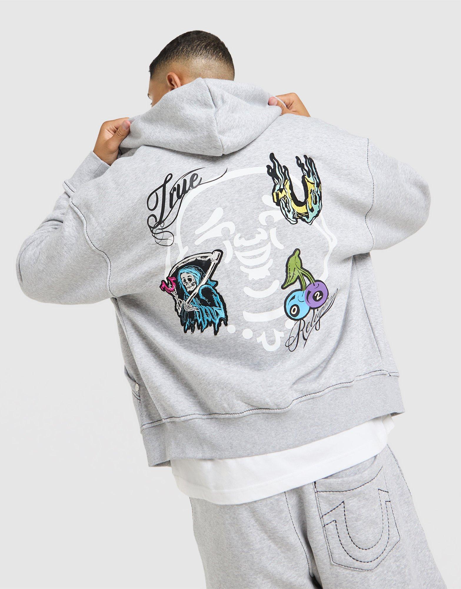 True Religion Buddha Face Hoodie