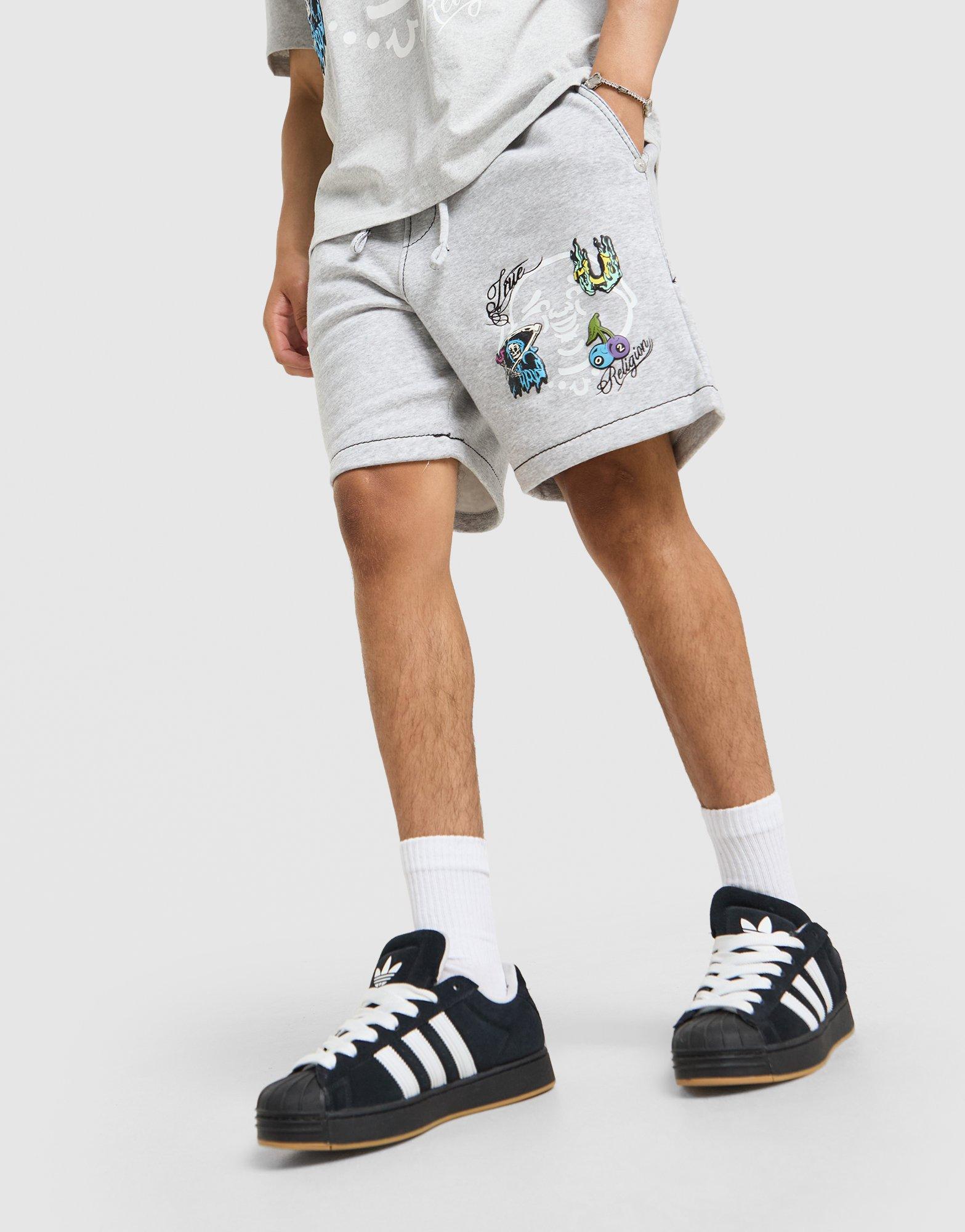 True Religion Buddha Face Shorts