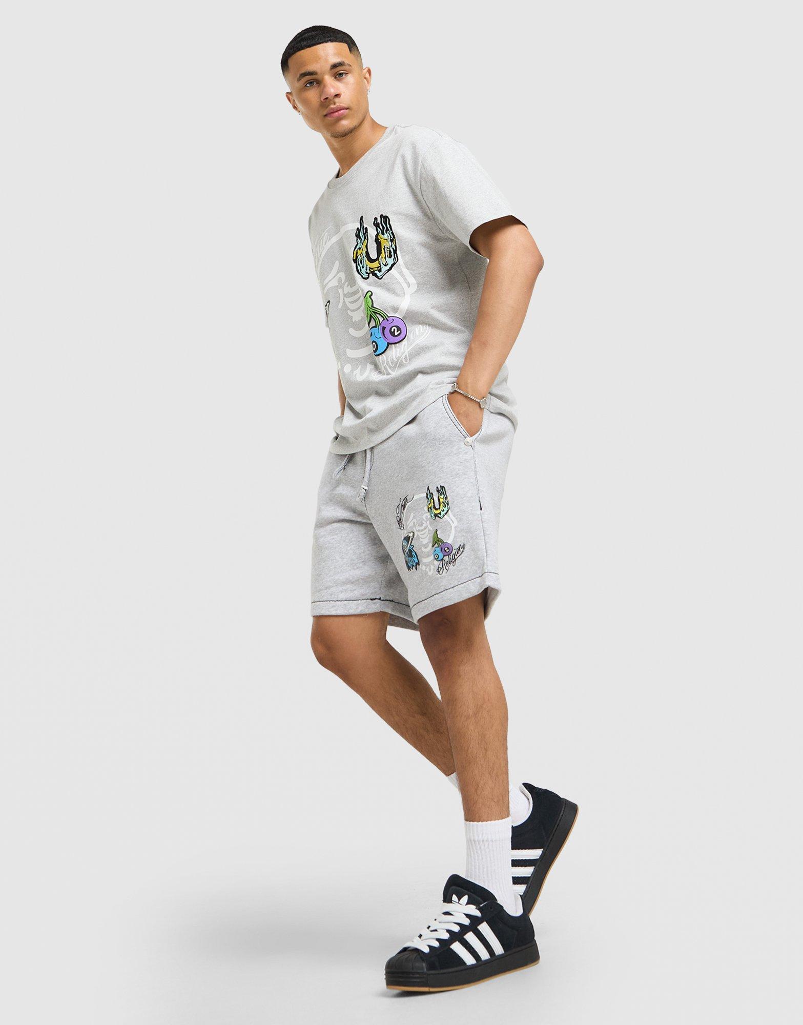 True Religion Buddha Face Shorts