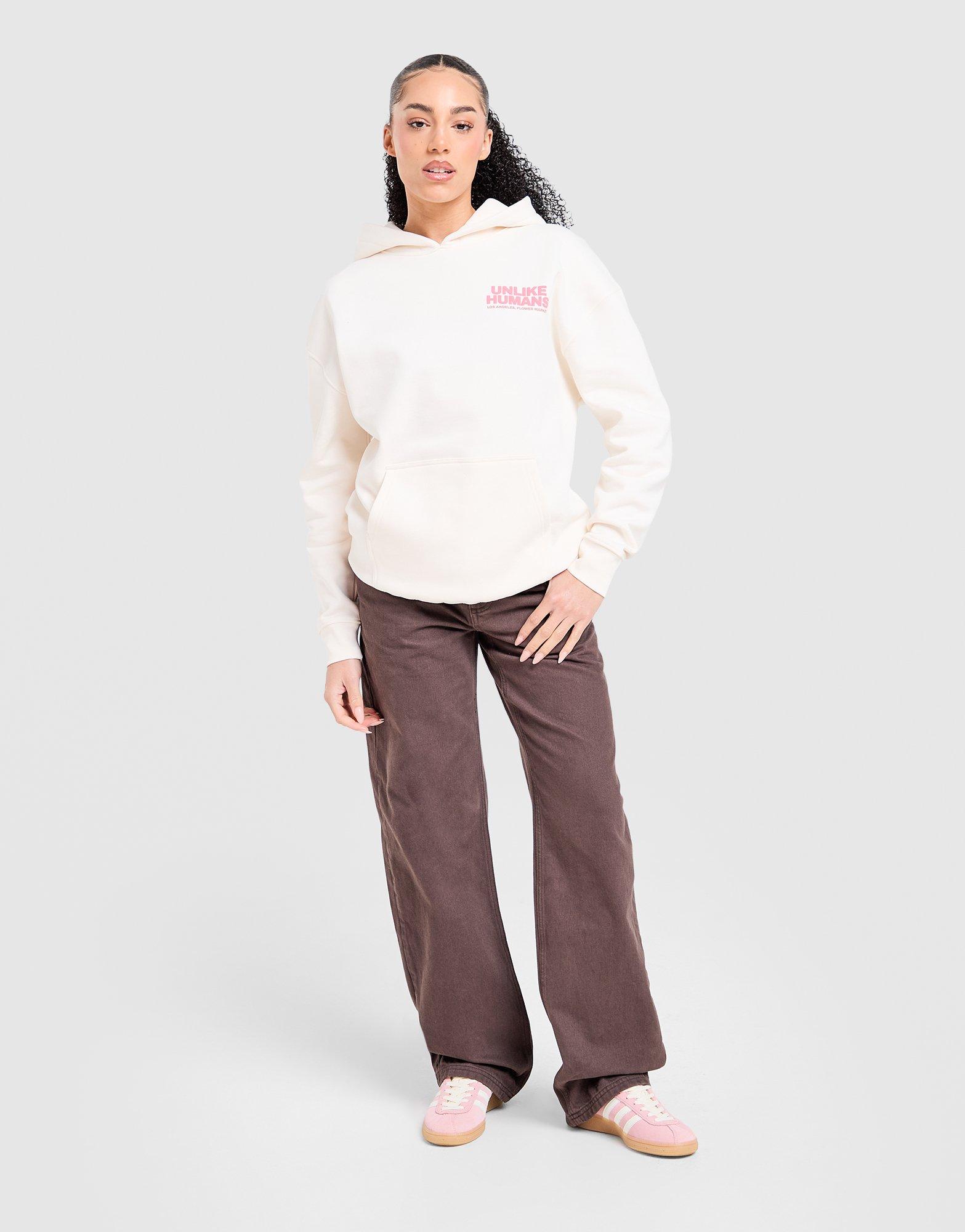 Unlike Humans Flower Overhead Hoodie