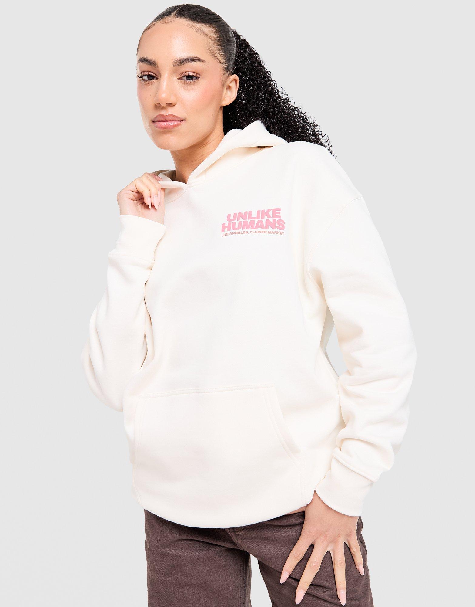 Unlike Humans Flower Overhead Hoodie