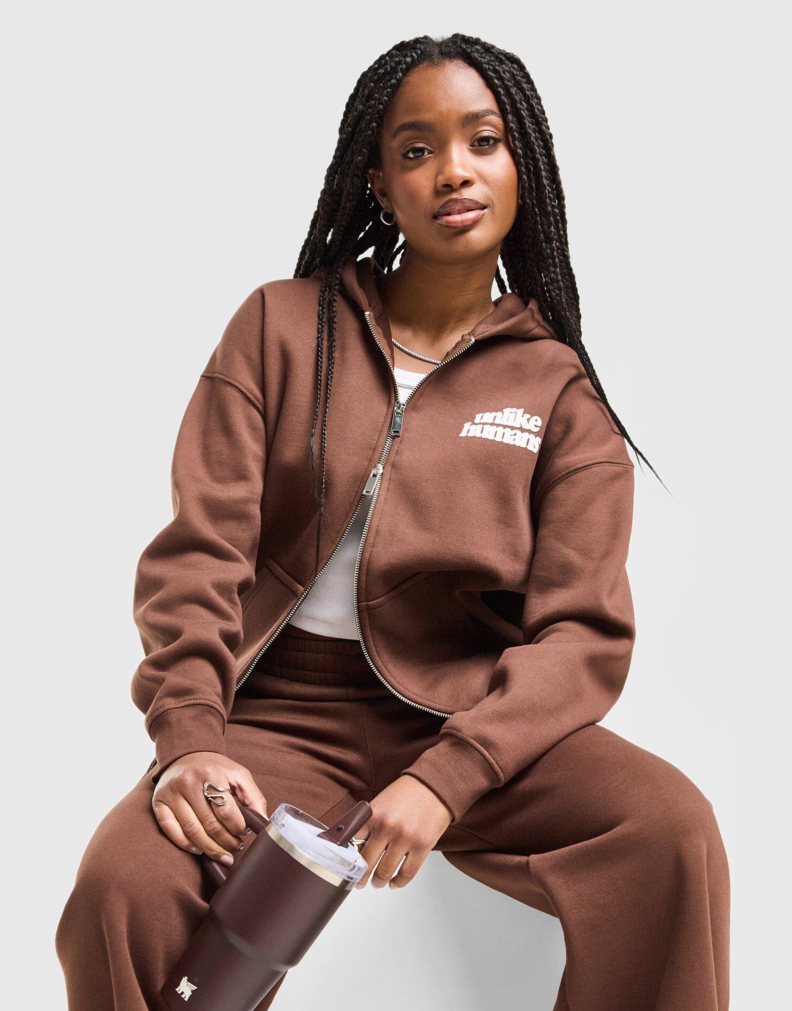 Unlike Humans Felpa con Cappuccio Full Zip Bubble