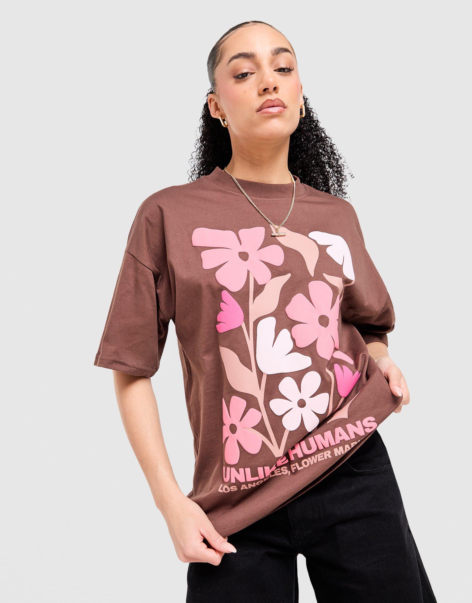 Unlike Humans Flower T-Shirt